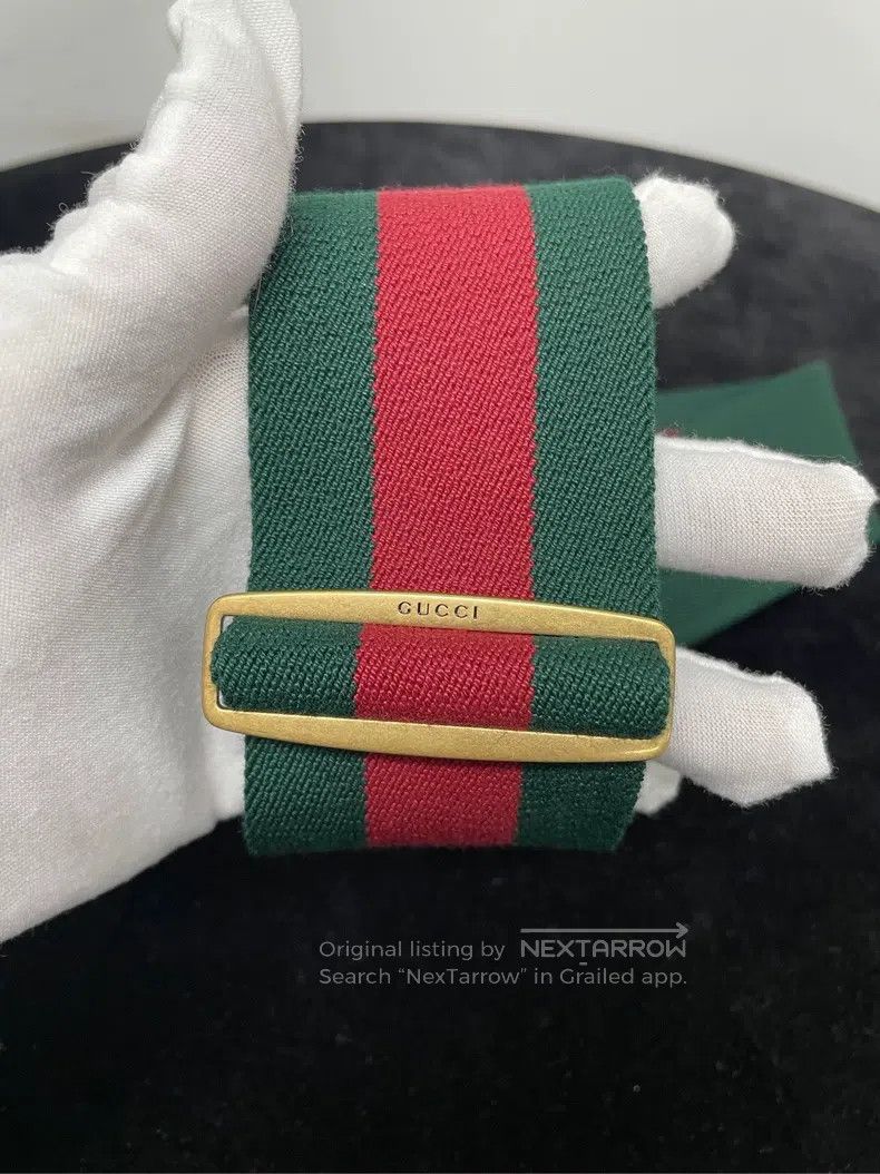 Gucci Gucci Double G striped belt Size ONE SIZE - 5 Thumbnail