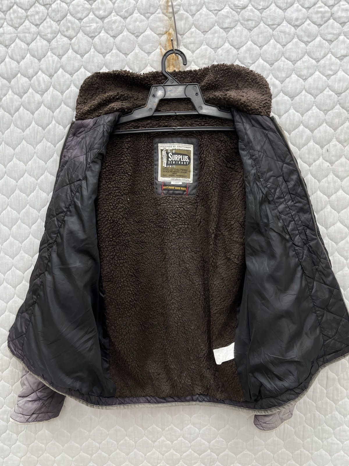 Japanese Brand 🔥🔥🔥ARCHIVE SURPLUS QUILTED SUN FADED JACKET Size US S / EU 44-46 / 1 - 7 Thumbnail