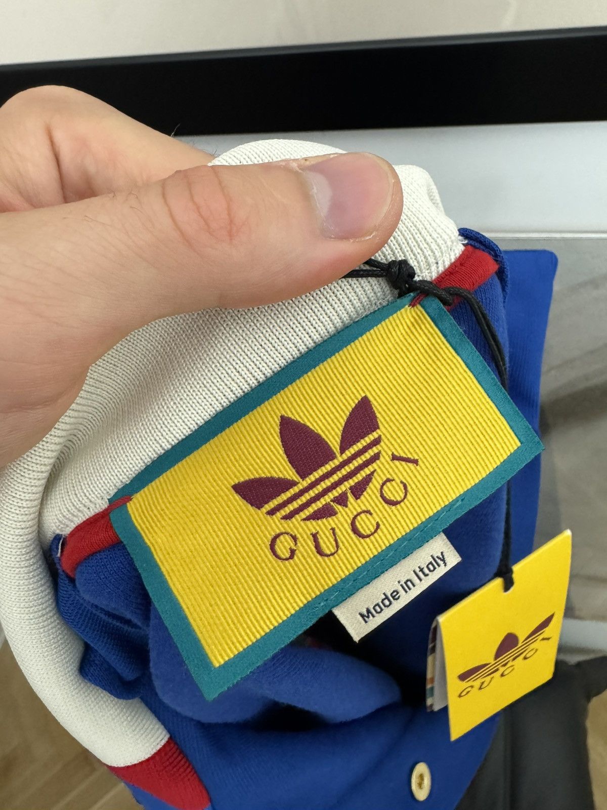 Adidas Gucci x Adidas Cropped Jacket Collaboration Designer Luxury Size XS / US 0-2 / IT 36-38 - 8 Thumbnail