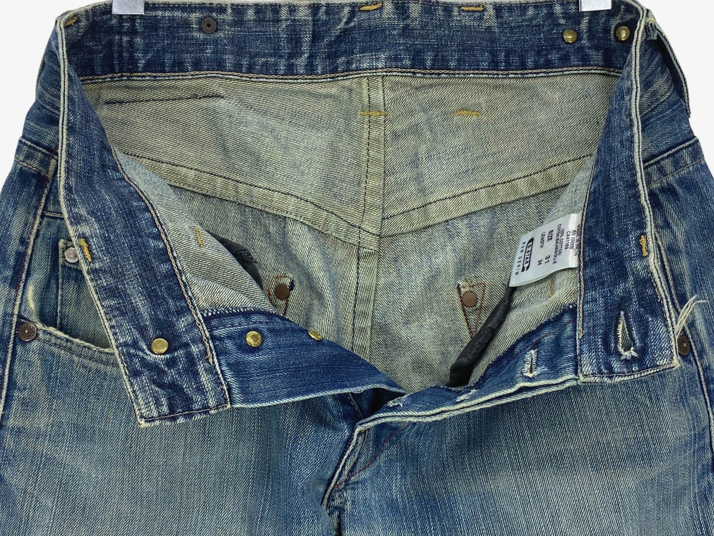 G-Star G-star Jeans Raw Denim Loose Jeans Size US 31 - 5 Thumbnail