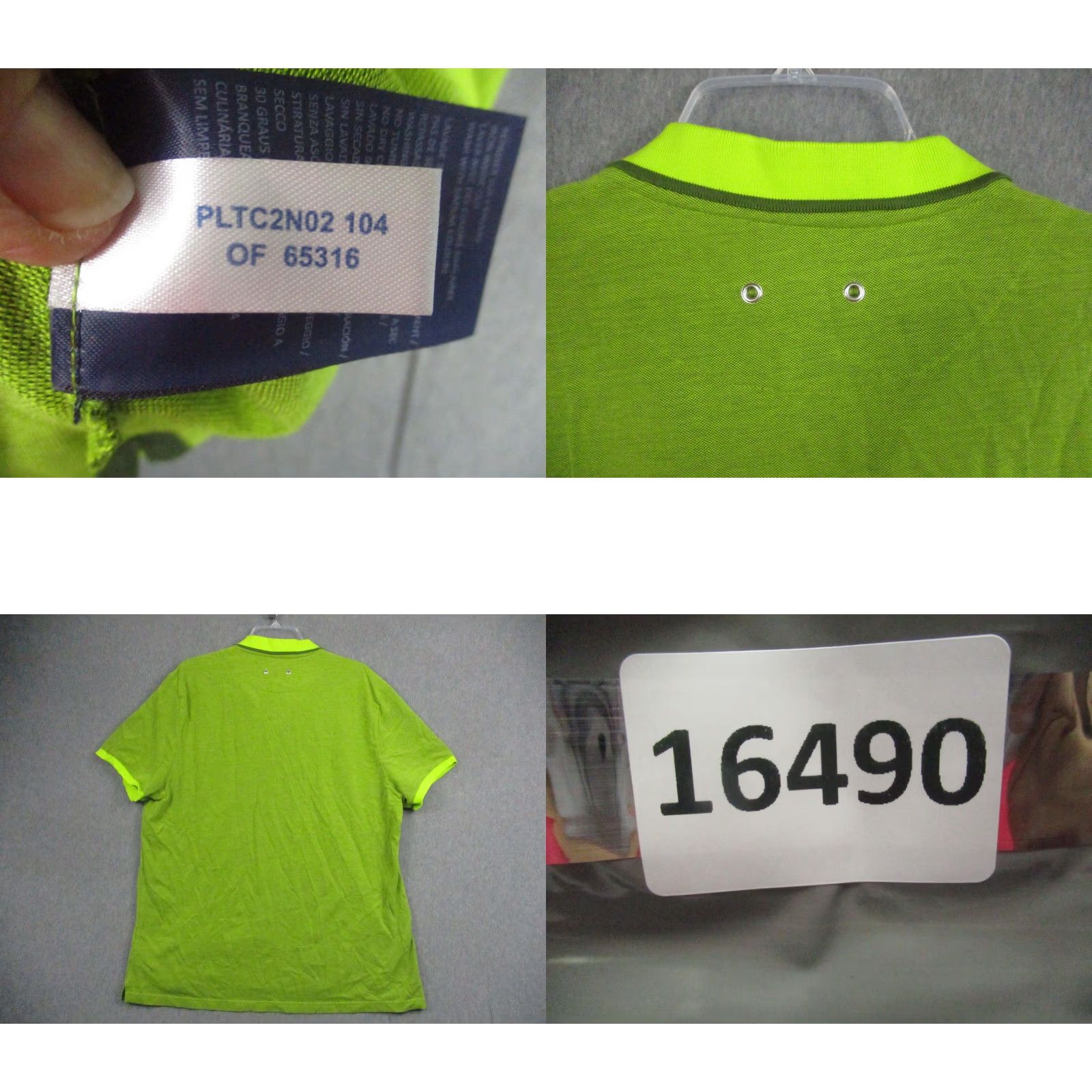 Vilebrequin Vilebrequin Polo Shirt Mens 3XL Green Neon Collar Turtle Logo Casual 100% Cotton Size US XXL / EU 58 / 5 - 9 Thumbnail