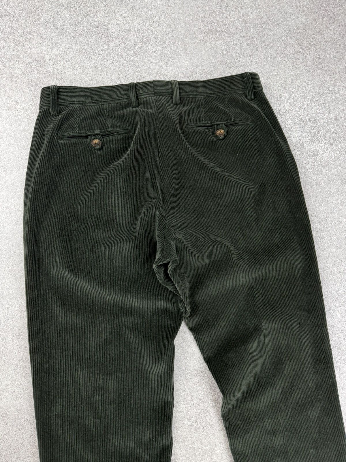 Etro Etro Men’s Corduroy Pants Dark Green Velvet Trousers Size 50 Size US 33 - 10 Thumbnail