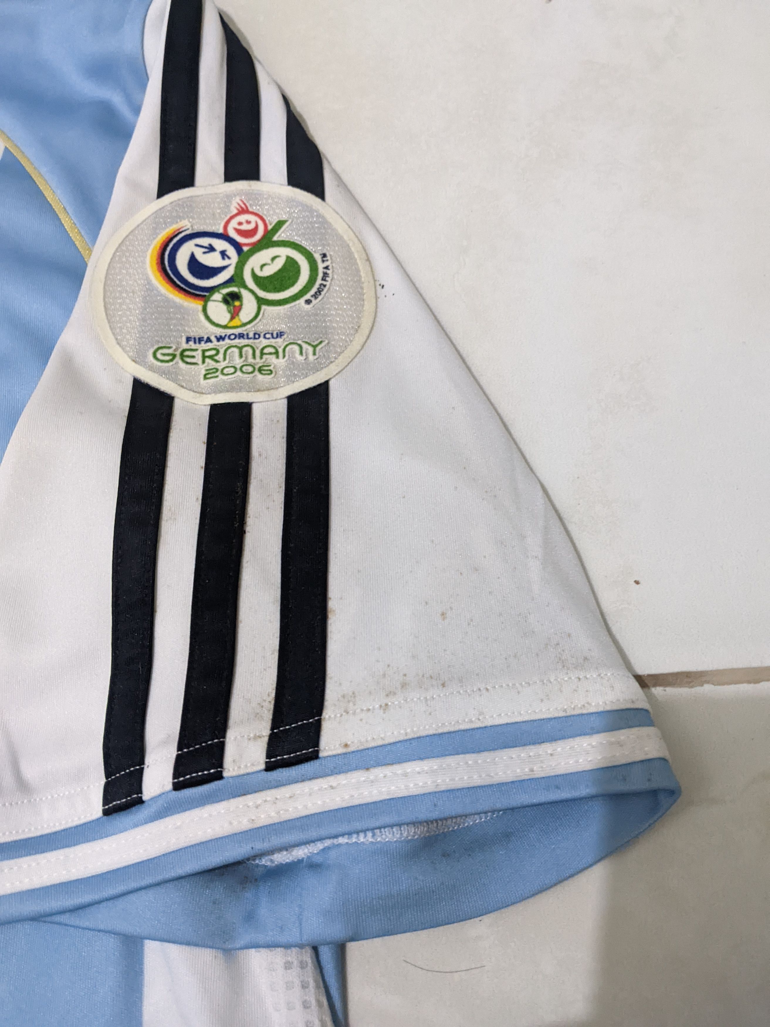 Adidas Jersey world cup 2006 home Riquelme football shirt Size US M / EU 48-50 / 2 - 6 Thumbnail
