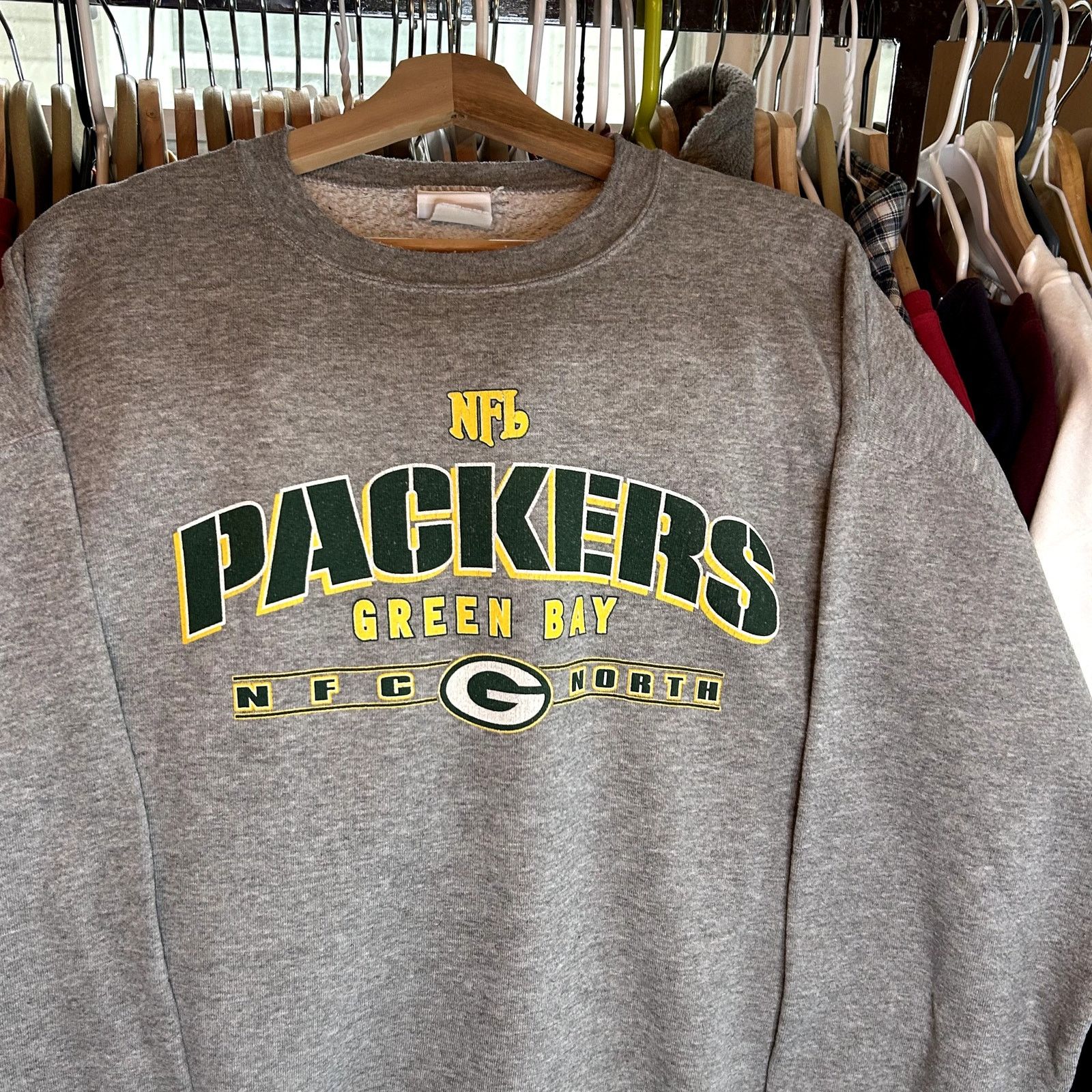NFL Y2K Gray Packers Crewneck XL Size US L / EU 52-54 / 3 - 3 Thumbnail