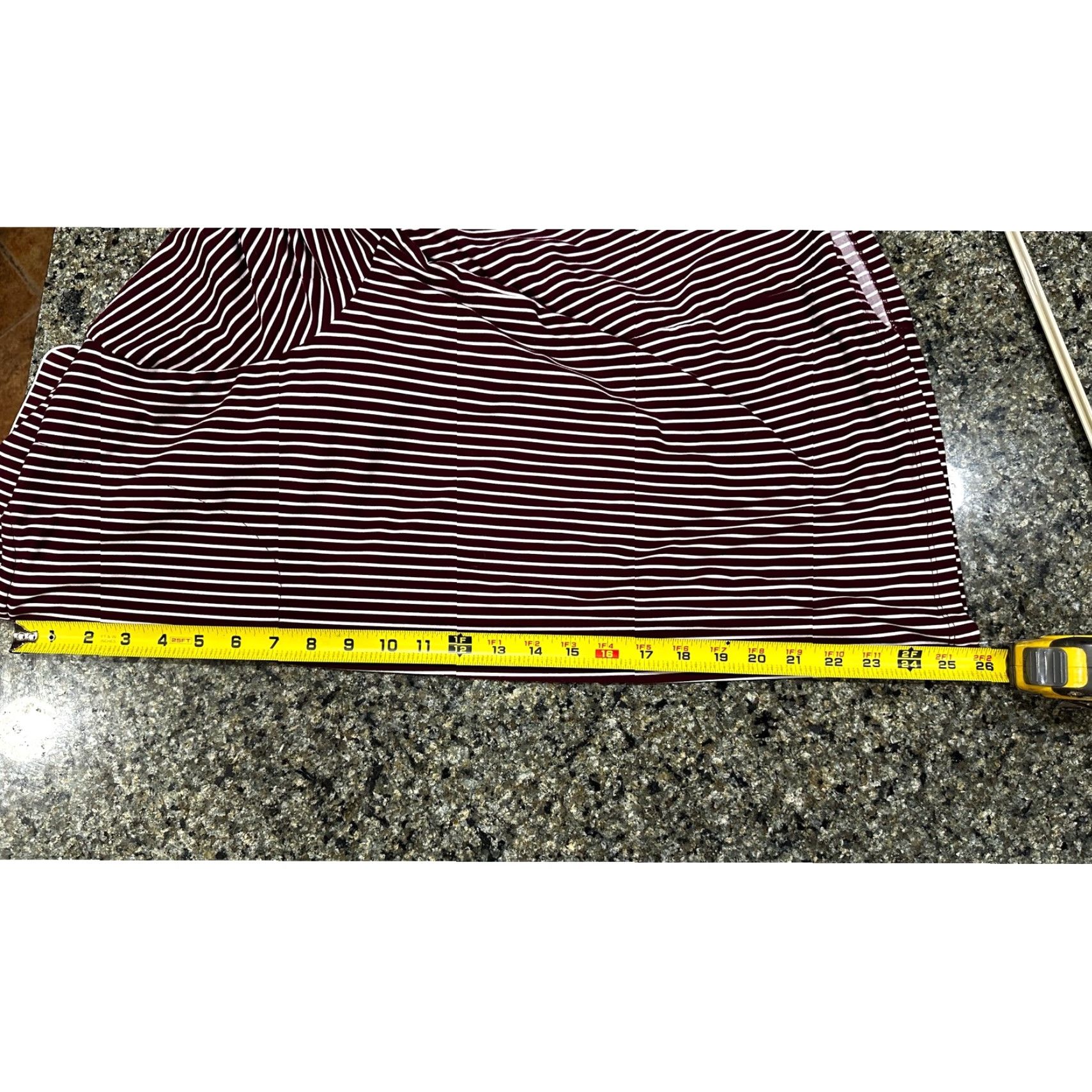 Nicole Miller Nicole Miller Sleep Shirt Womens Size L Red White Striped Button Closure Collared Long Sleeve Pajama Top Size L / US 10 / IT 46 - 7 Thumbnail