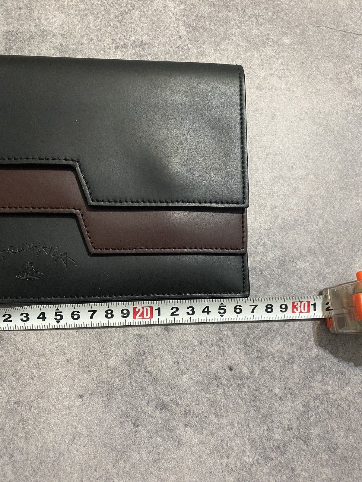 Vivienne Westwood Vivienne Westwood Anglomania Black Maroon Leather Clutch Size ONE SIZE - 9 Thumbnail