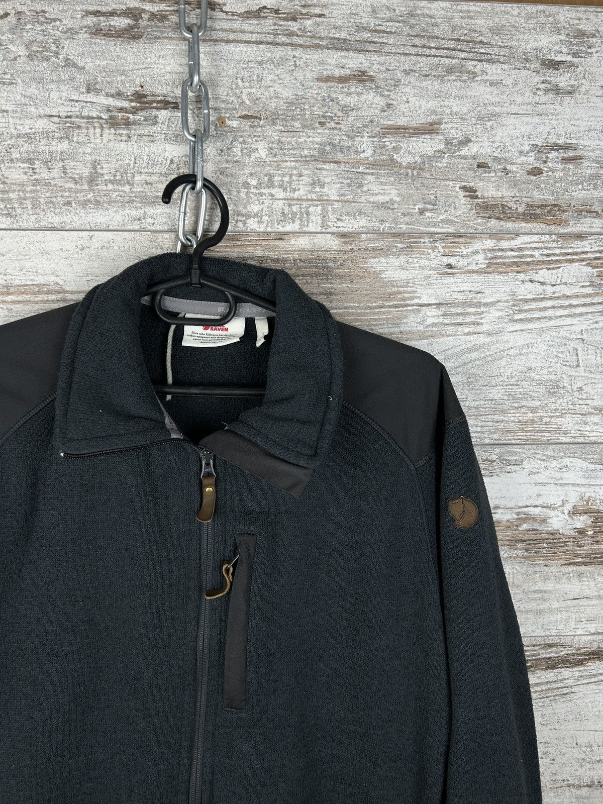 Fjallraven × Vintage Mens Vintage Fjallraven Buck Fleece Graphite outdoor life Size US S / EU 44-46 / 1 - 3 Thumbnail
