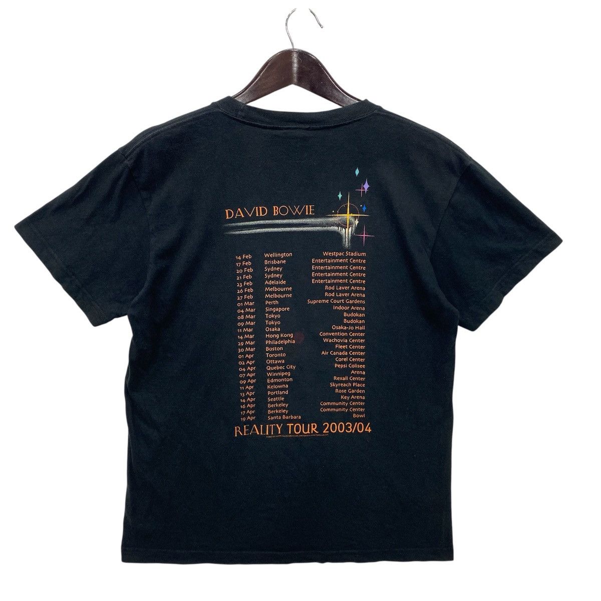Band Tees 💥VINTAGE DAVID BOWIE Glam rock pop reality tour 2003 shirt Size US M / EU 48-50 / 2 - 2 Thumbnail