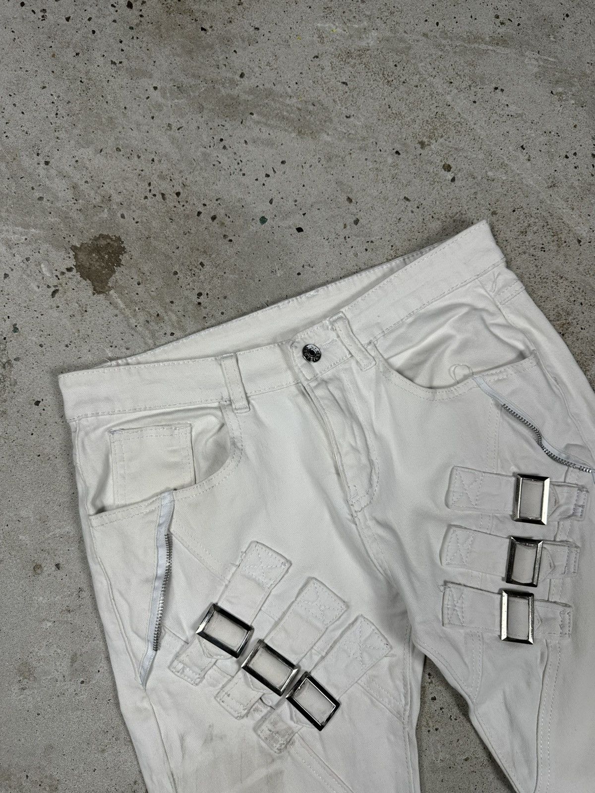 If Six Was Nine Vintage Y2K Japanese Style Bondage Cargo Pants Size US 30 / EU 46 - 9 Thumbnail