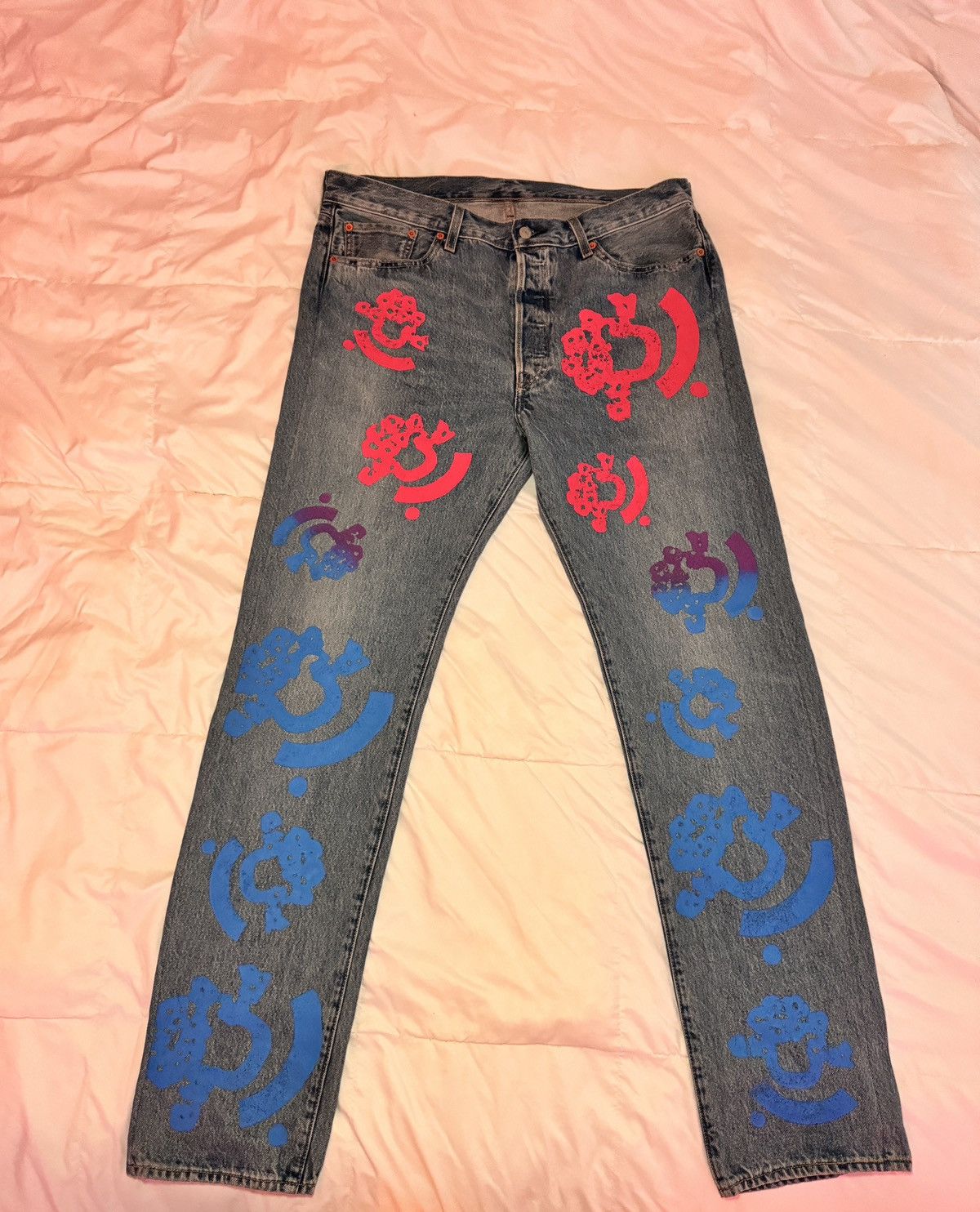 (B).Stroy × DENIM TEARS Denim Tears B Stroy Jeans Size US 36 / EU 52 - 1 Thumbnail