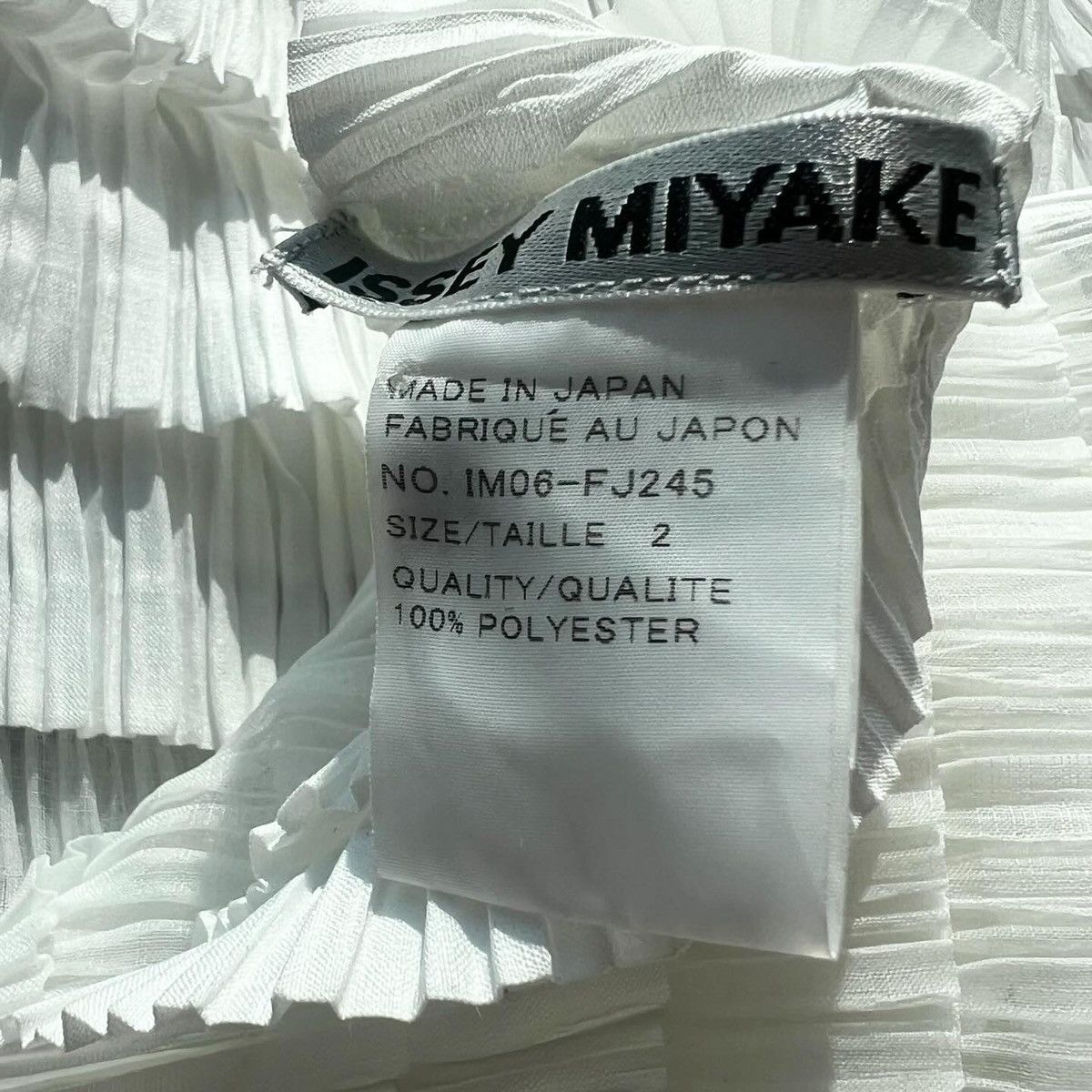 Issey Miyake × Pleats Please Issey Miyake RARE Issey Miyake pleated top Size ONE SIZE - 3 Thumbnail