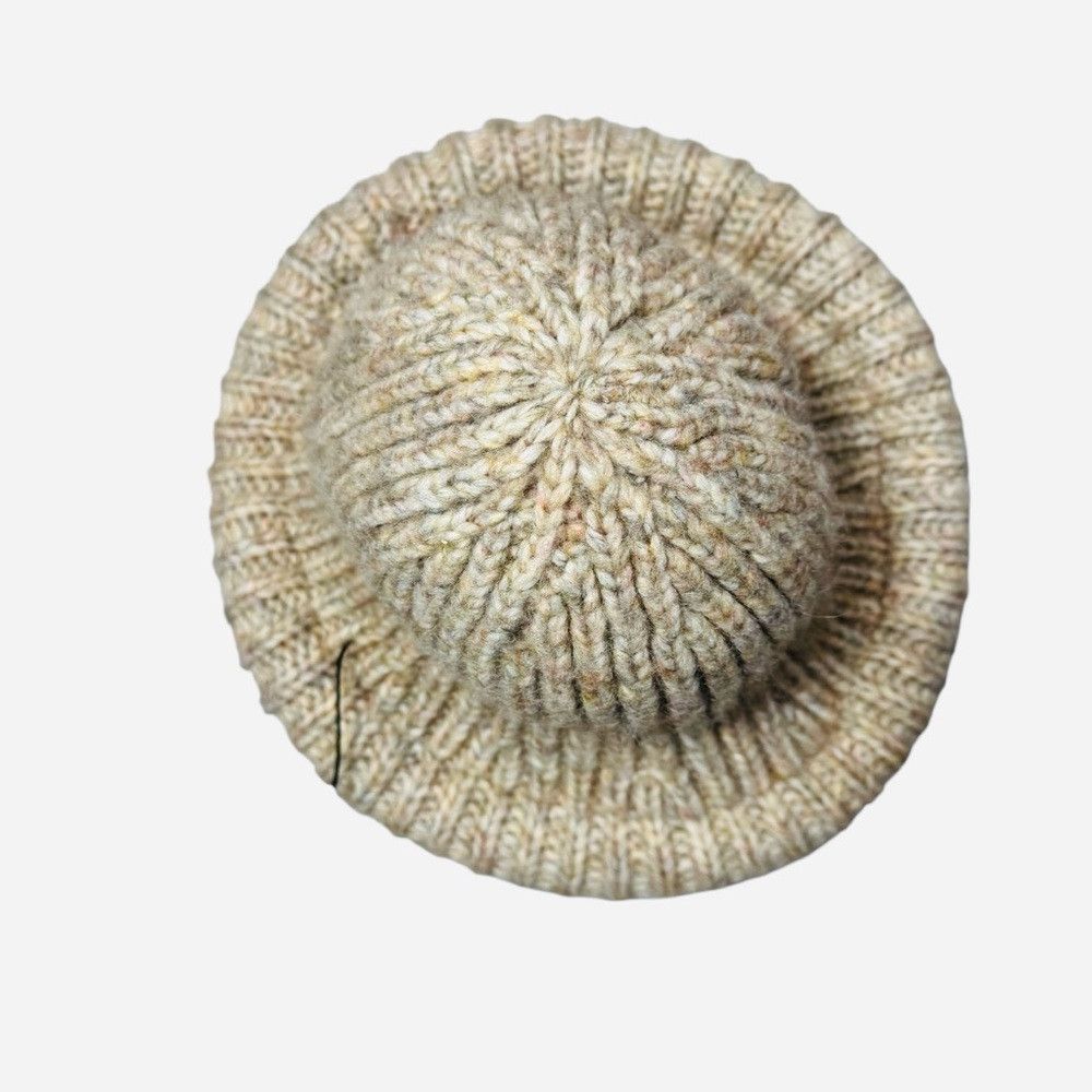 Free People New Free People Beige Knitted Bucket Hat Size ONE SIZE - 4 Thumbnail
