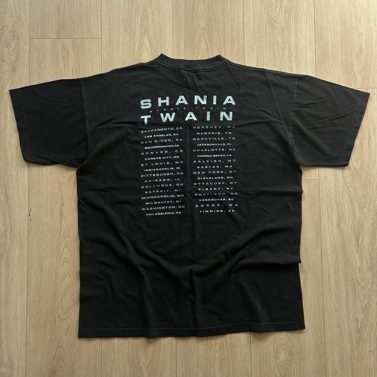 Other Vintage 1990s Shania Twain Official Concert Tour Tee Size US XL / EU 56 / 4 - 4 Thumbnail