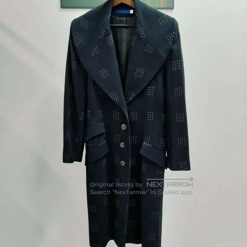 Givenchy Givenchy Women's Dark Blue Long Coat . Size L / US 10 / IT 46 - 1 Thumbnail