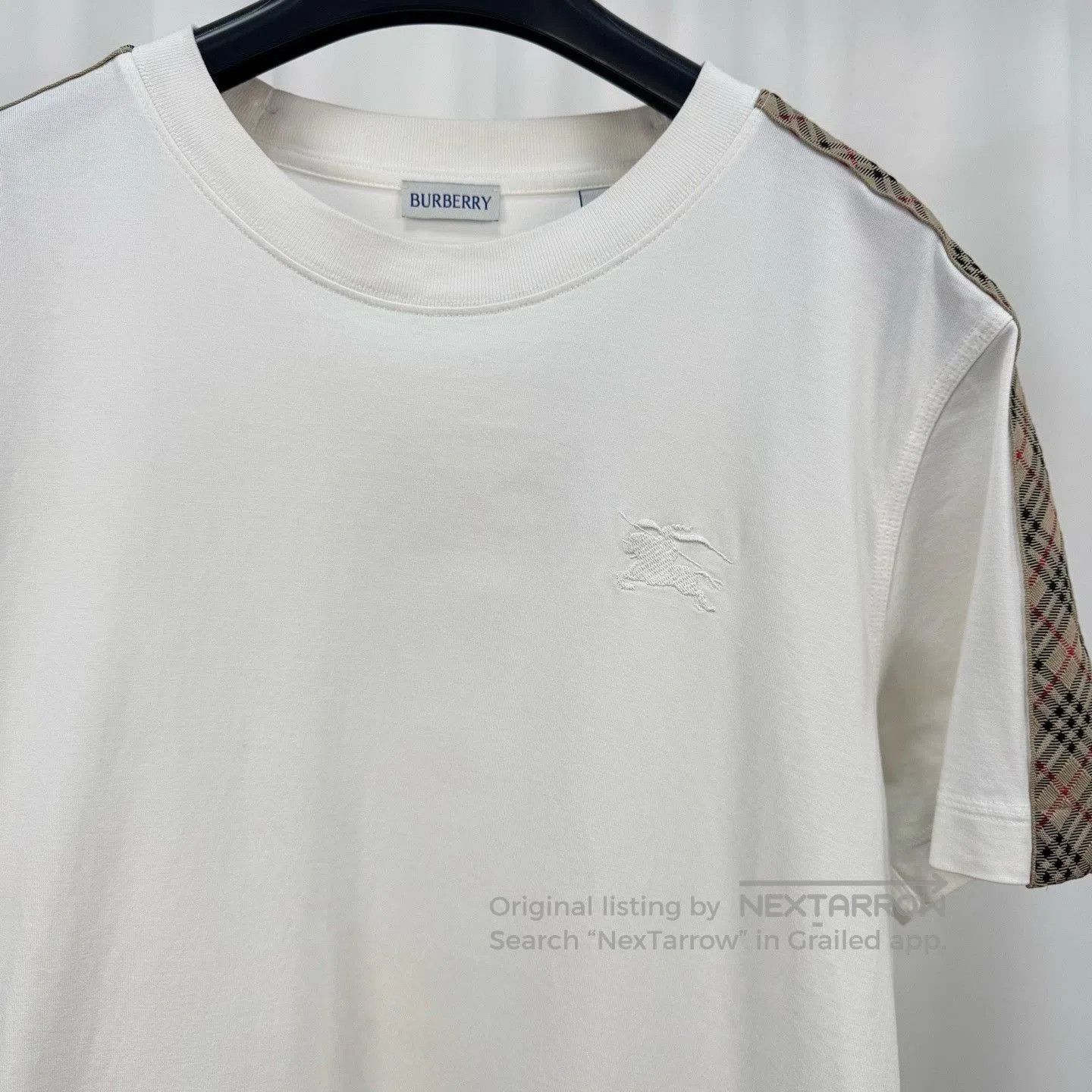 Burberry Burberry 25SS Embroidered Knight Check Tee. Size US M / EU 48-50 / 2 - 3 Thumbnail