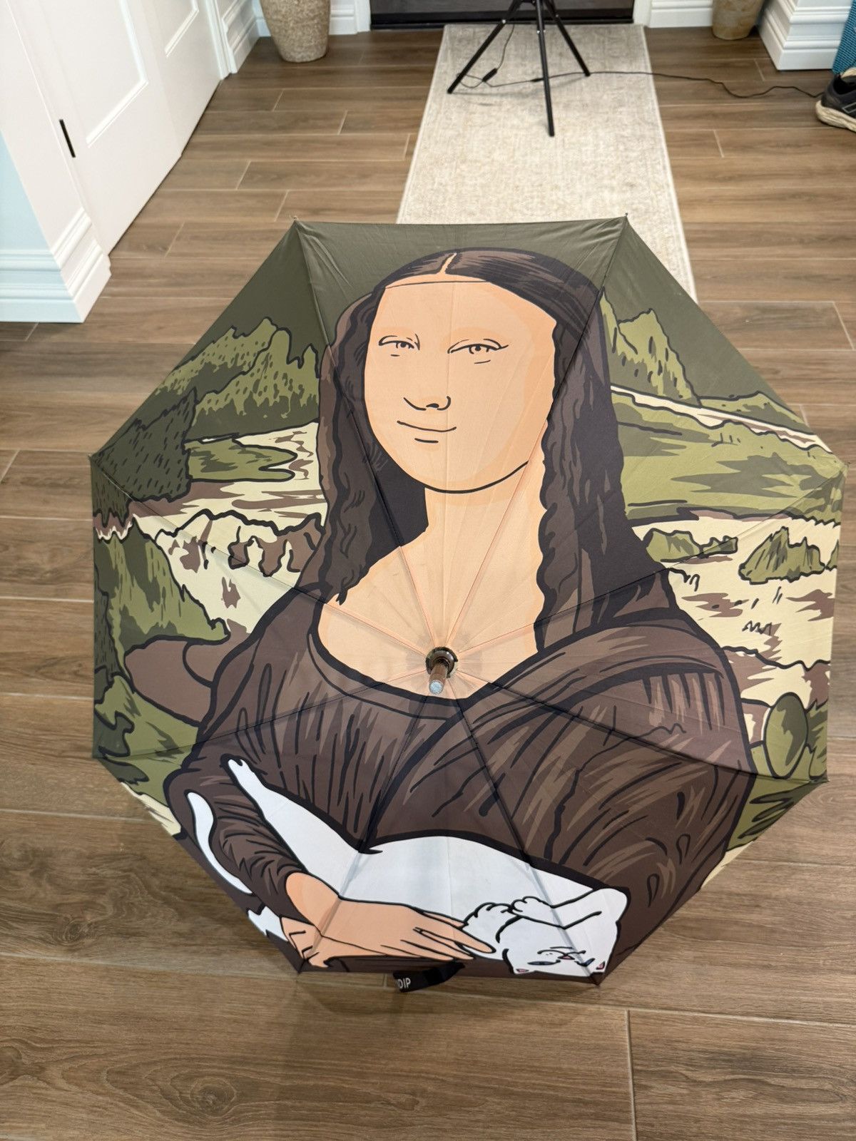 RIPNDIP RipnDip Mona Lisa x Lord Nermal Umbrella Size ONE SIZE - 1 Thumbnail
