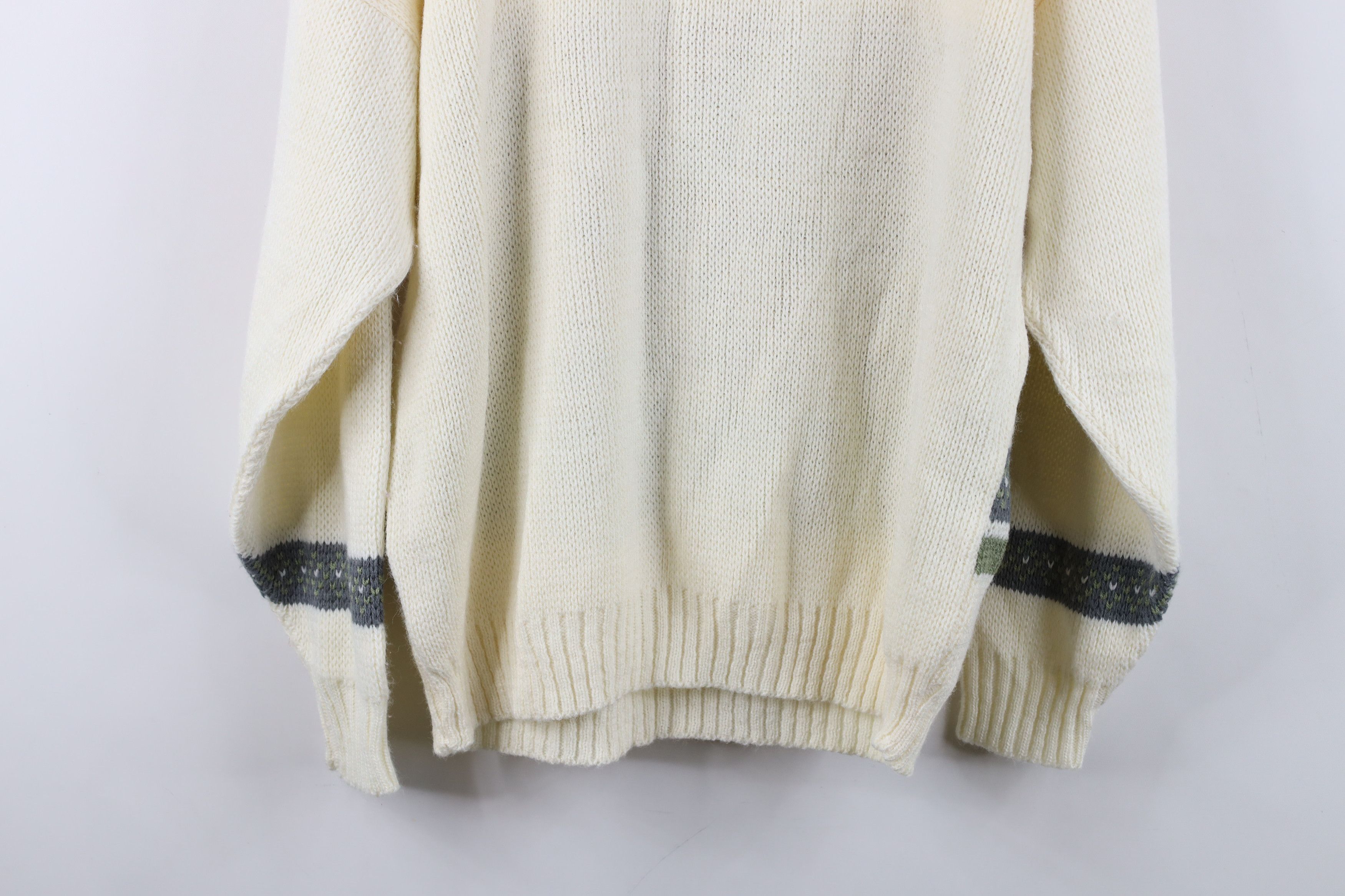Vintage Vintage 90s Streetwear Art Geometric Knit Sweater USA Size M / US 6-8 / IT 42-44 - 10 Thumbnail