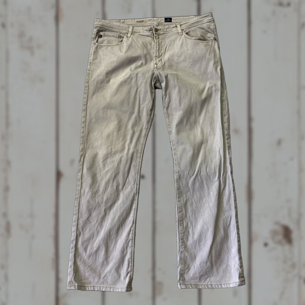 Vintage VINTAGE AG Adriano Goldschmied Protege Jeans Mens 38x34(39x32.5) Straight Leg Size US 39 - 1 Thumbnail