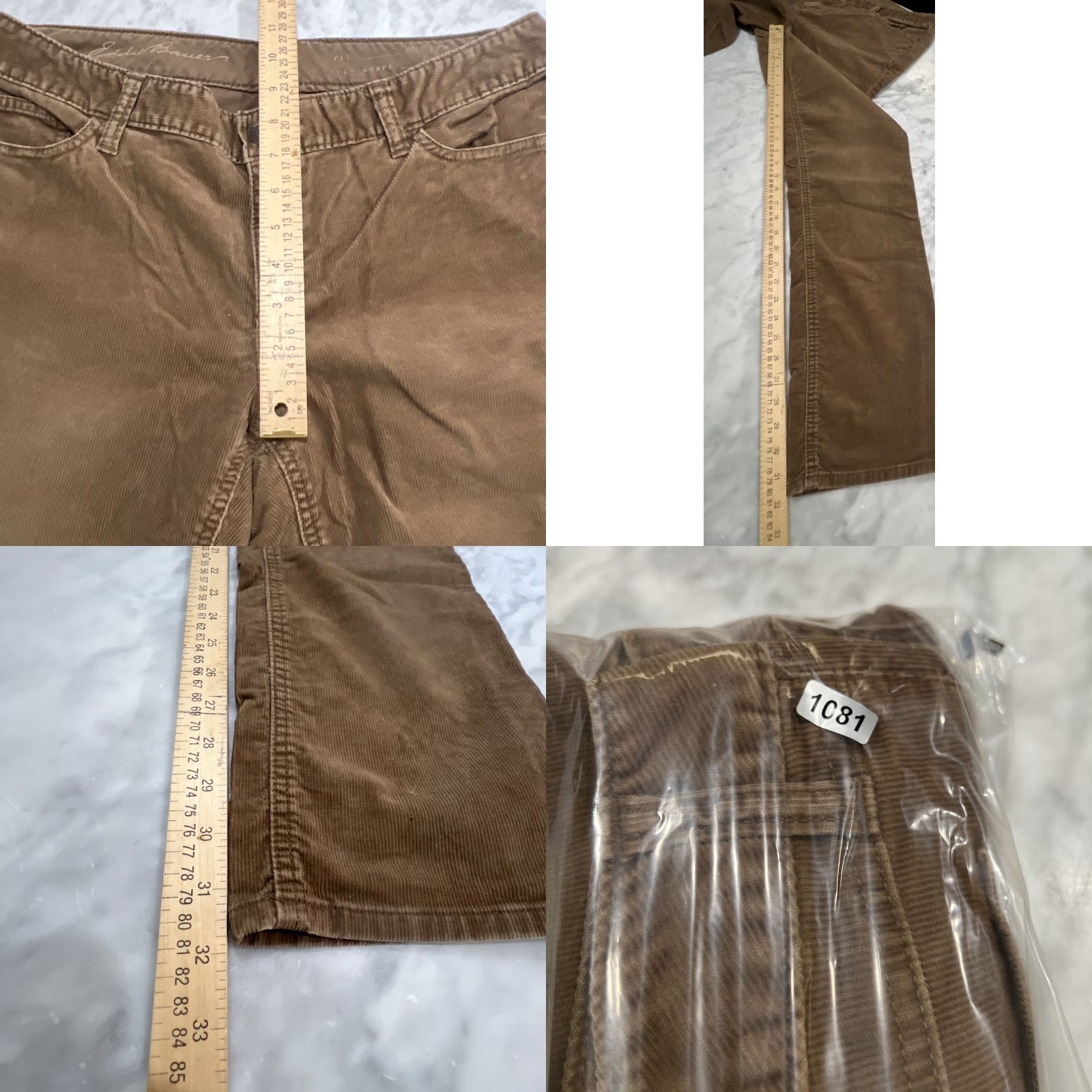 Eddie Bauer Eddie Bauer Corduroy Pants Women’s 10 Modern Fit Slim Straight Brown Mid Rise 34 Size 32" / US 10 / IT 46 - 8 Thumbnail