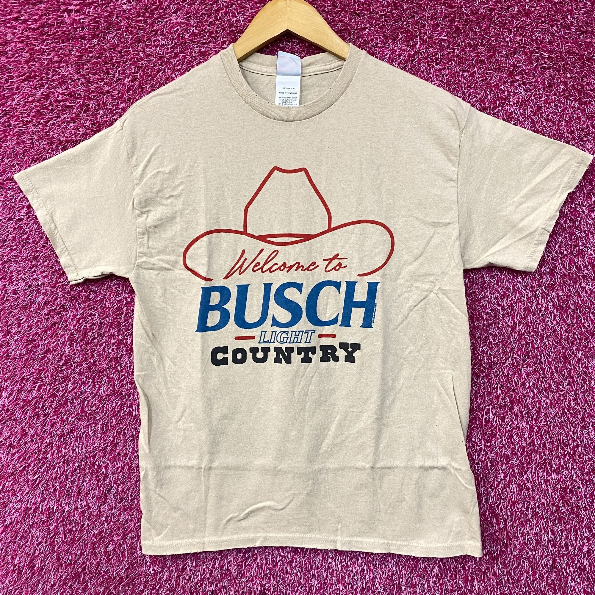 Junk Food Welcome to Busch Light Country Cowboy Hat Beige T-Shirt Smal Size US S / EU 44-46 / 1 - 1 Thumbnail