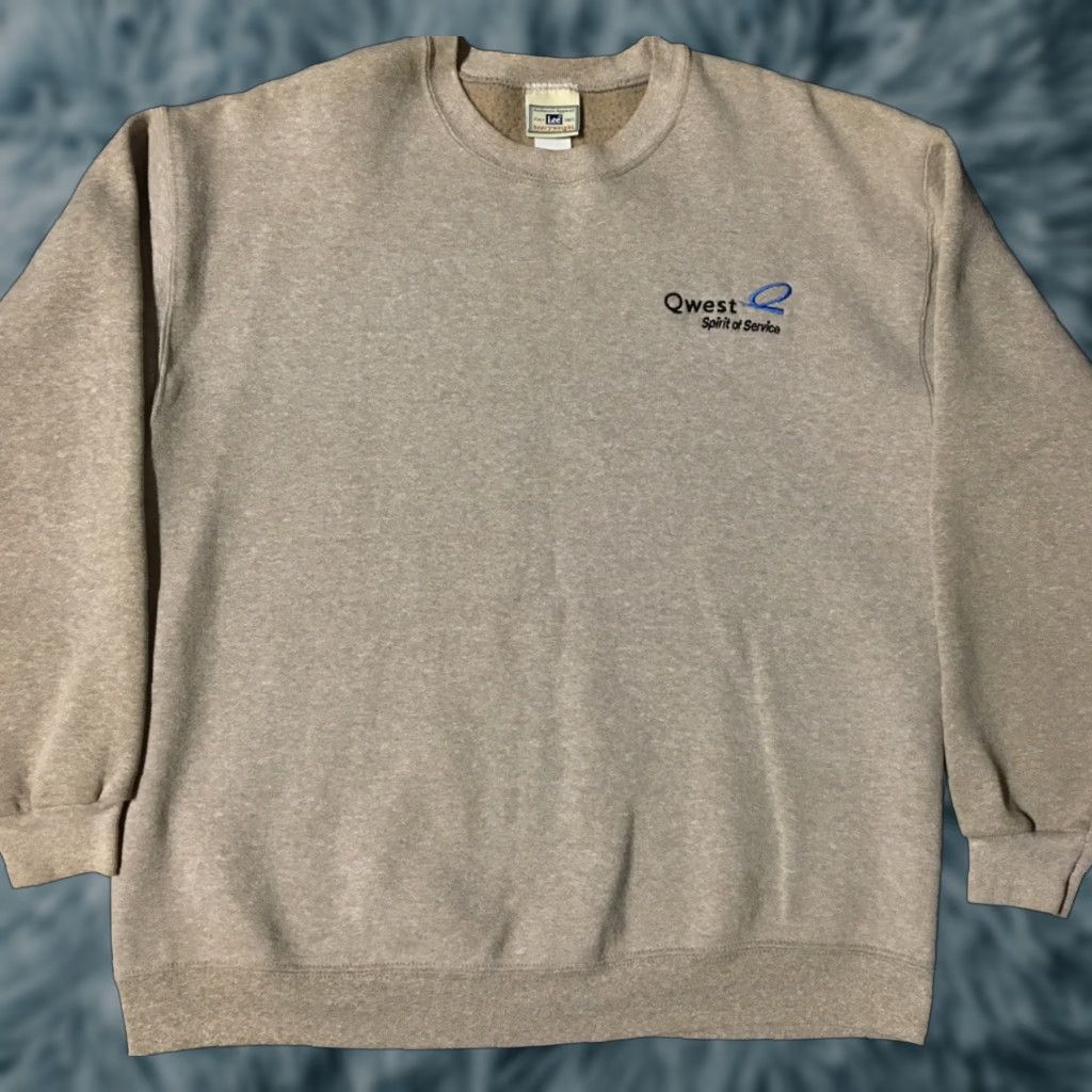 Lee VINTAGE Qwest Spirit Of Service Sweatshirt Mens L Brown 90s 80s Tech Apple Microsoft Flip Phone Computer Internet Vintage 90s Theme Size US L / EU 52-54 / 3 - 1 Thumbnail