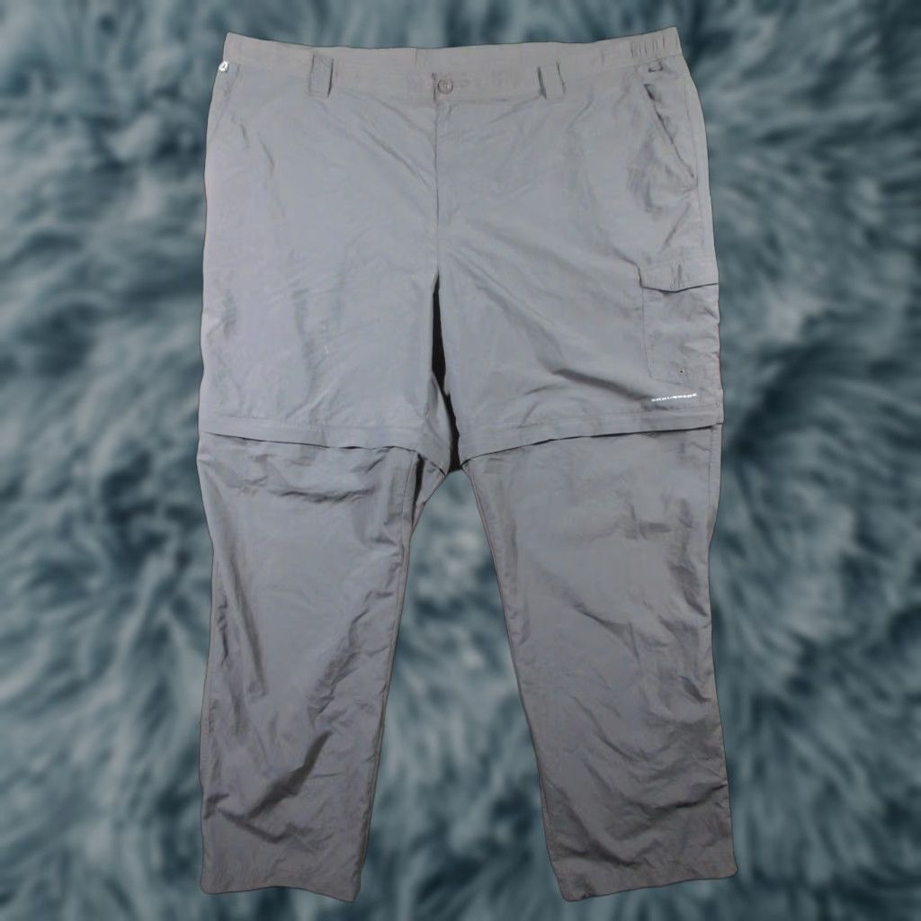Vintage Columbia Omni-Shade Convertible Cargo Pants Mens 52 Regular Gray Nylon Lightweight Size US 36 / EU 52 - 1 Thumbnail
