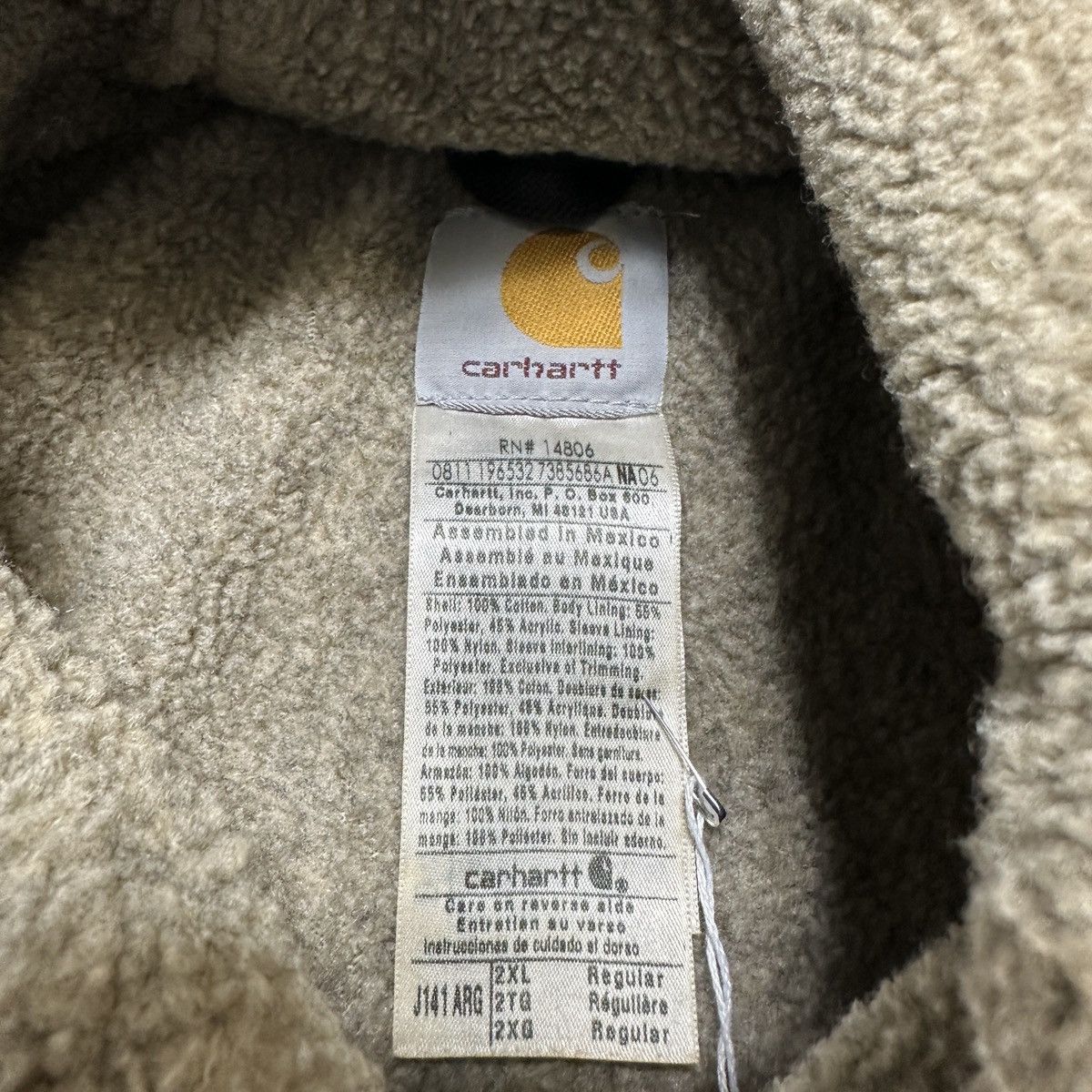 Carhartt Carhartt sherpa lined Sierra jacket Size US XXL / EU 58 / 5 - 4 Thumbnail