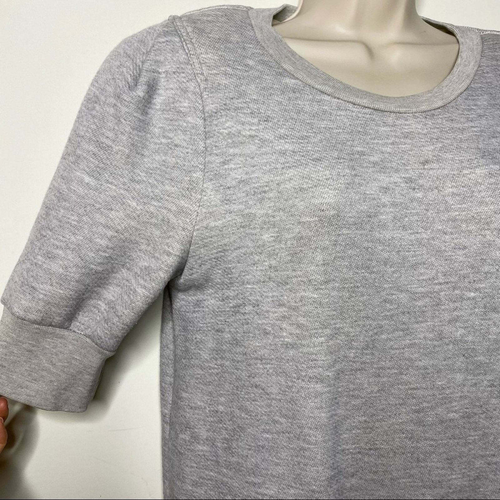 Current/Elliot Current/Elliott grey terry cloth lined Sweatshirt mini Dress Size M / US 6-8 / IT 42-44 - 6 Thumbnail