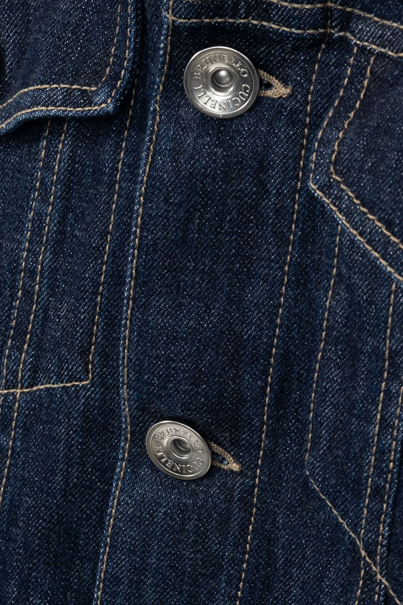 Brunello Cucinelli Brunello Cucinelli SS/22 Blue Cotton-Denim Jean Jacket Size US XS / EU 42 / 0 - 11 Thumbnail
