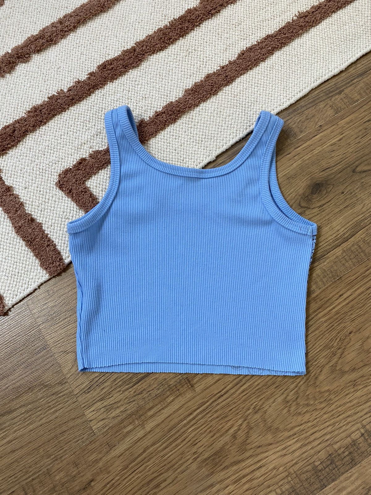 Vintage Y2K UNUSUAL FACES RIBBED TANK TOP Size S / US 4 / IT 40 - 4 Thumbnail