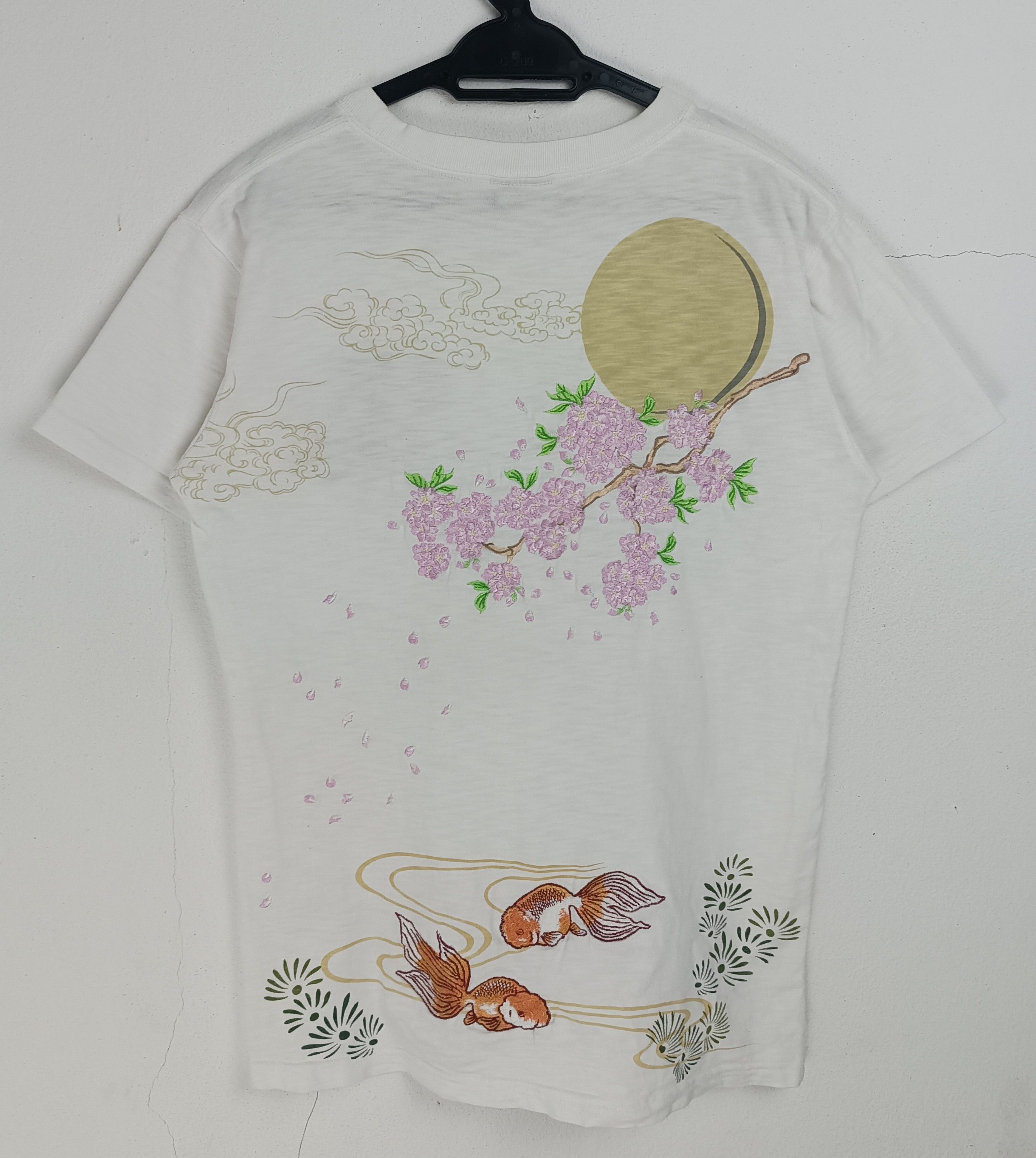 Japanese Brand VINTAGE SUKAJAN STYLE JAPANESE KOI FULL EMBROIDERY VERY RARE Size US M / EU 48-50 / 2 - 4 Thumbnail