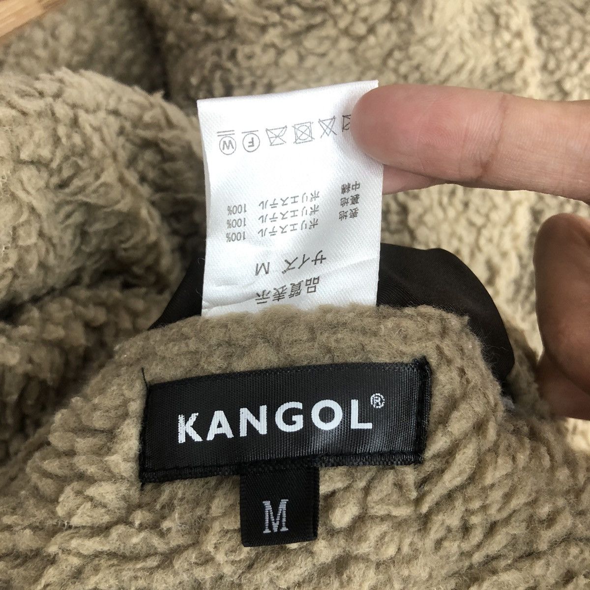 Kangol KANGOL Fleece Jacket Sherpa Deep Pile Outdoor Life Size US M / EU 48-50 / 2 - 5 Thumbnail