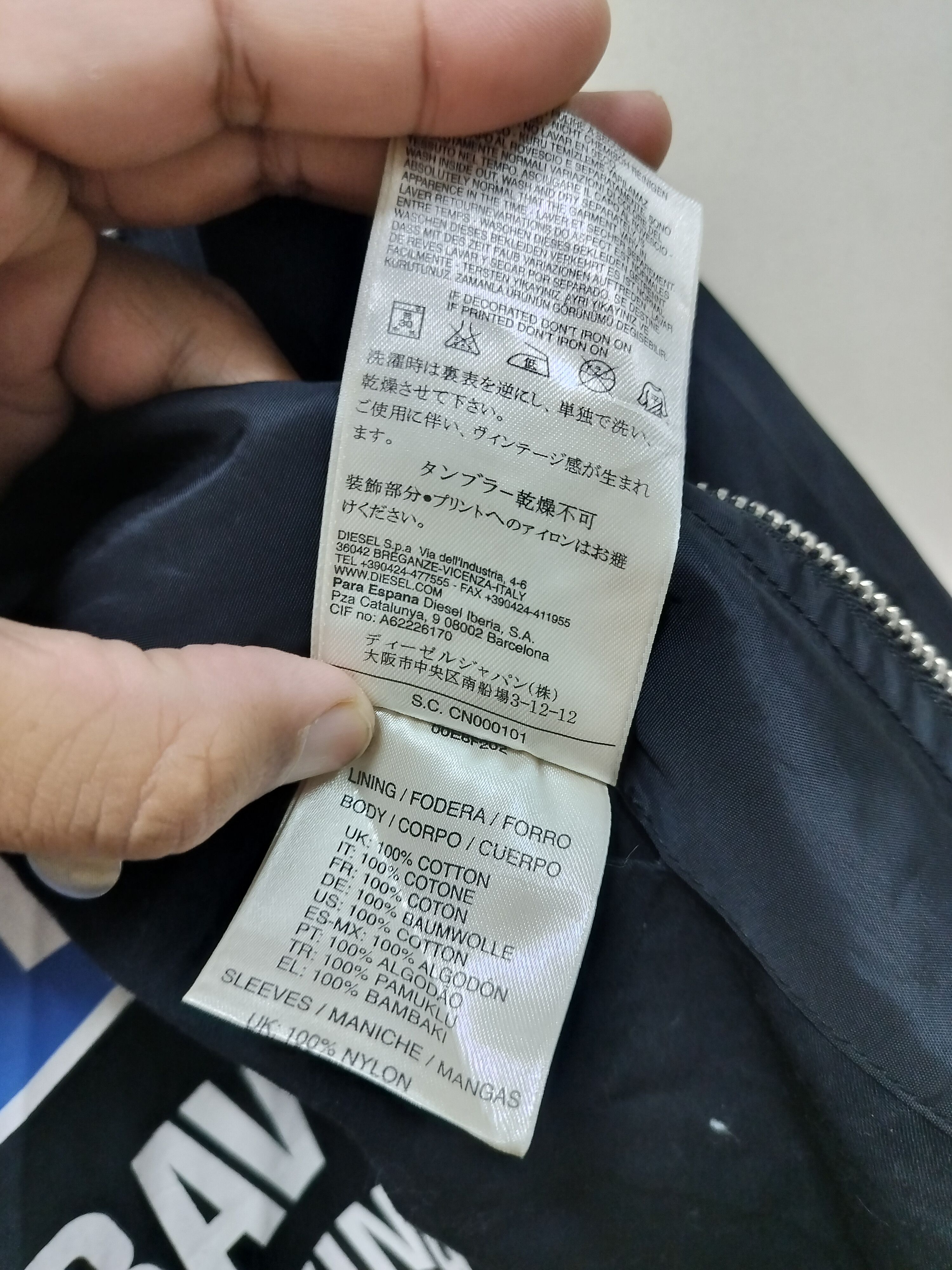 Diesel Diesel Italy Zipper Rider Jacket Size US S / EU 44-46 / 1 - 6 Thumbnail