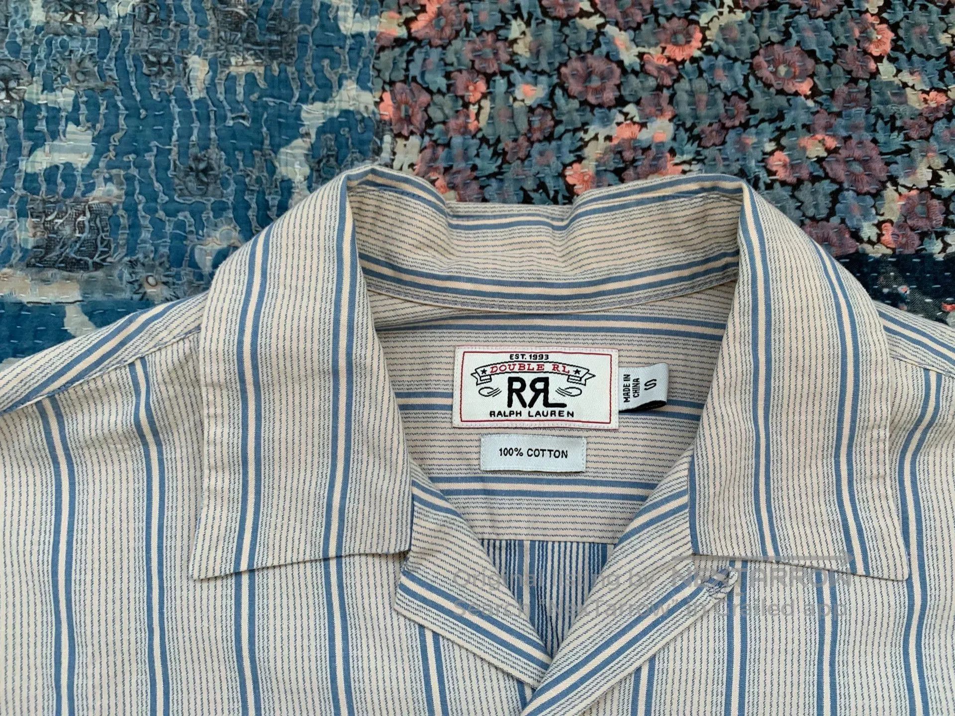 RRL Ralph Lauren RRL Striped Cotton Shirt. Size US S / EU 44-46 / 1 - 4 Thumbnail