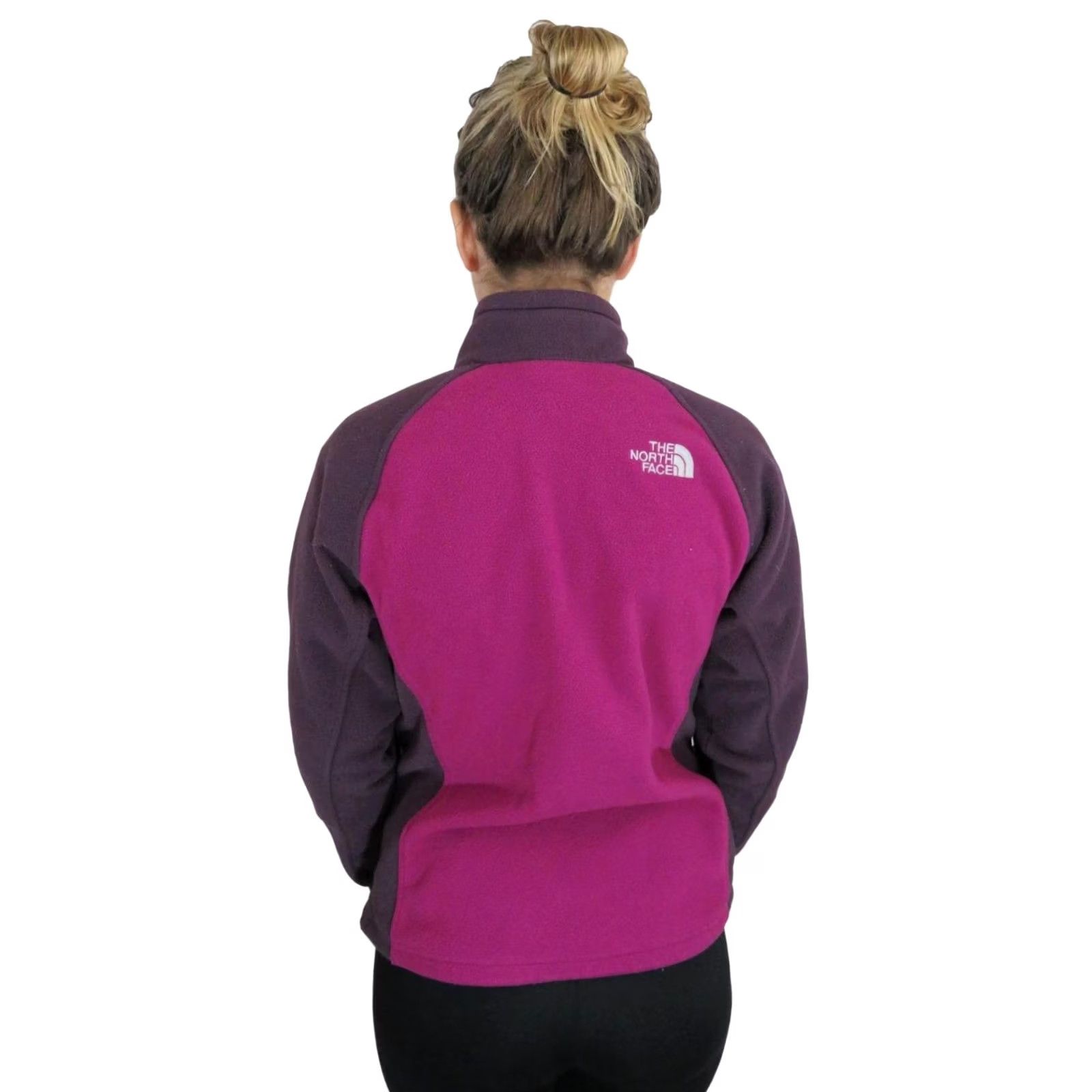 The North Face The North Face Fleece Jacket Womens Small Pink Purple Denali Full Zip Coat Size S / US 4 / IT 40 - 2 Thumbnail