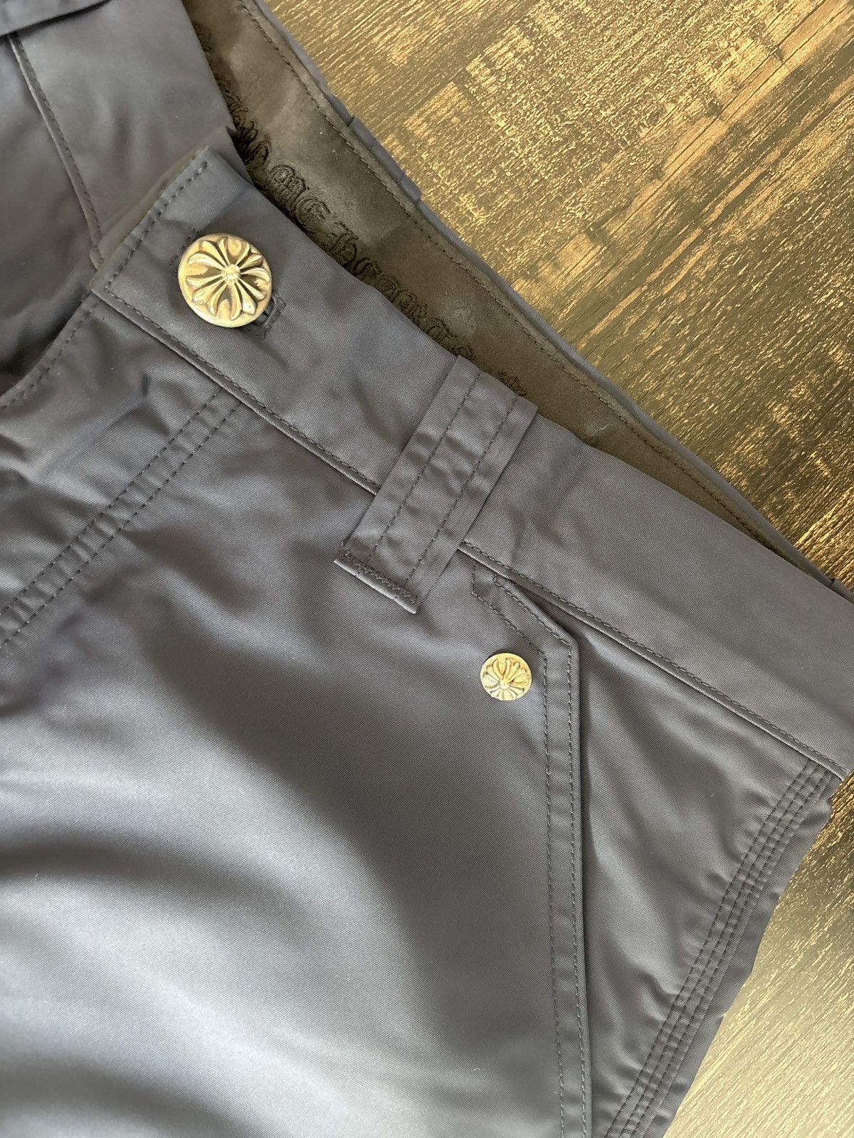 Chrome Hearts Chrome Hearts Half Nylon Half Leather Shorts Size US 32 / EU 48 - 12 Thumbnail