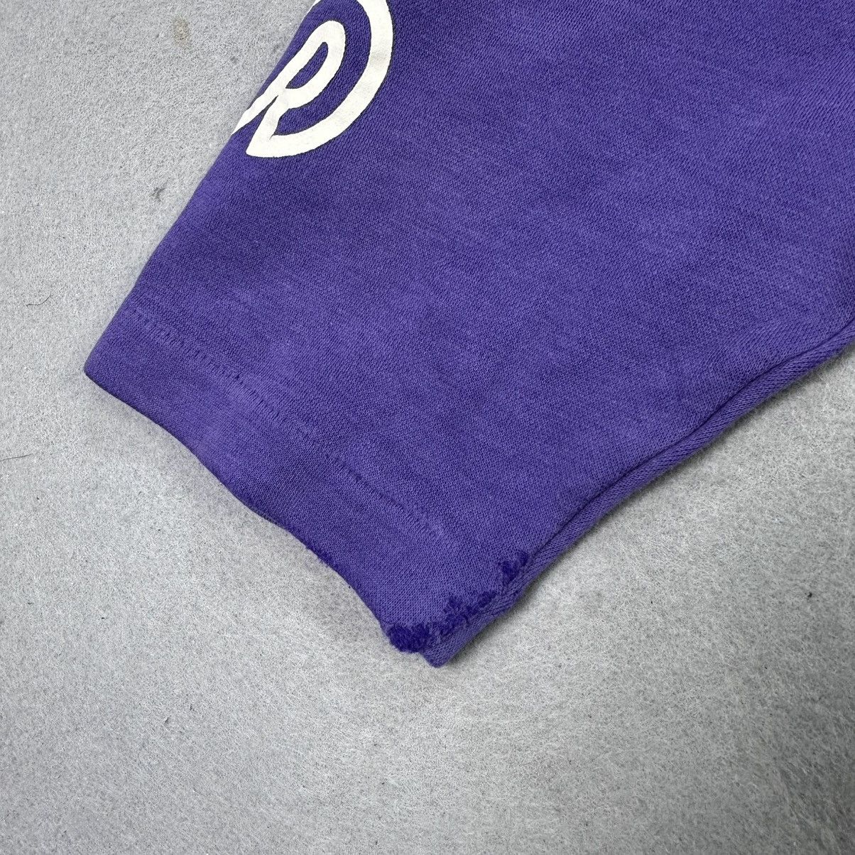 Adidas Vintage Adidas Trefoil Sweatshirt Purple White Size US M / EU 48-50 / 2 - 7 Thumbnail