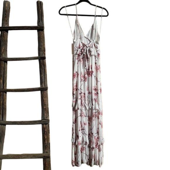 Other Cotton Candy Boho Romantic Feminine Floral Maxi Dress Sz M R Size M / US 6-8 / IT 42-44 - 10 Thumbnail