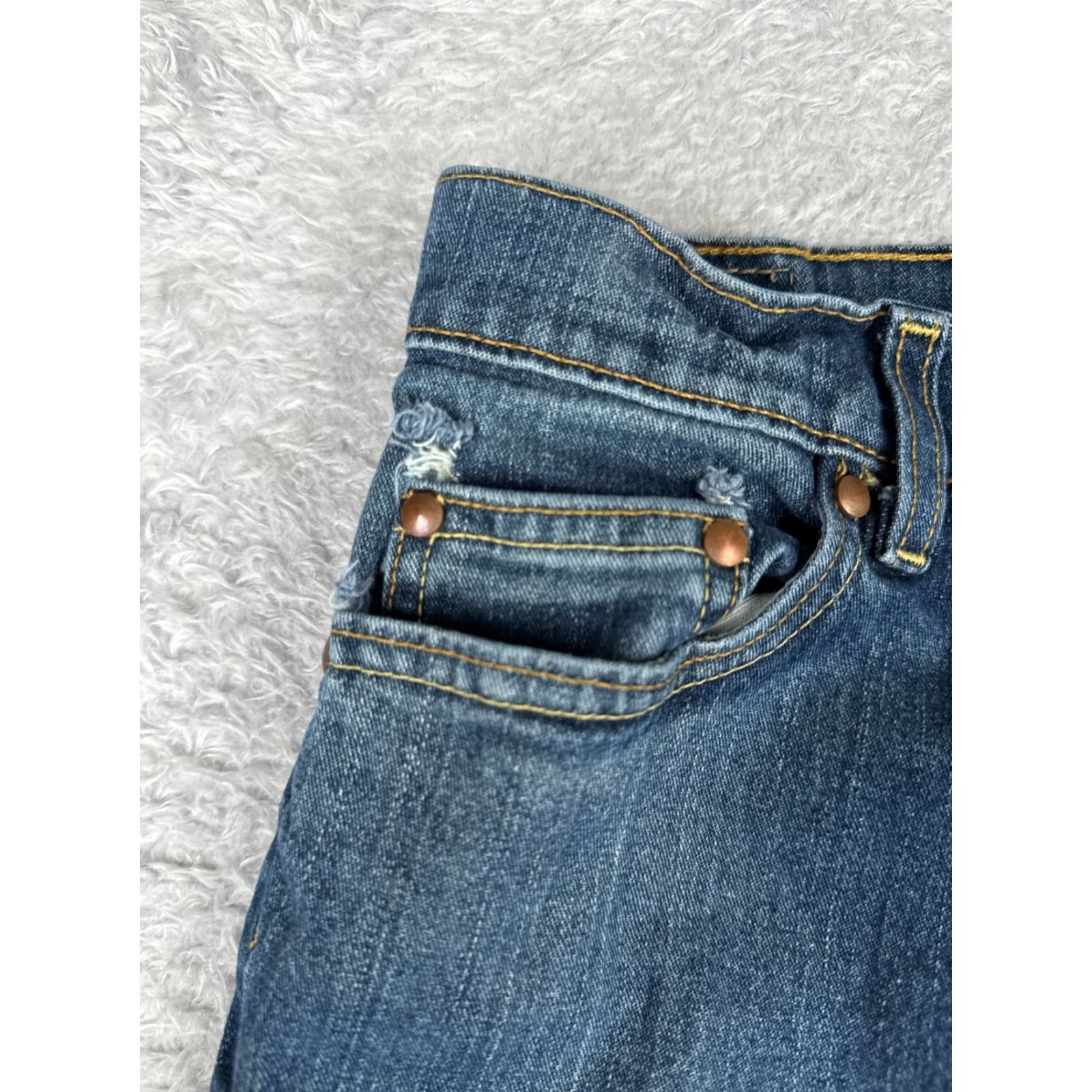 Old Navy Old Navy Jeans Womens 12 Bootcut Mid Rise Stretch Denim Pants 31x32 Blue Regular Denim Bootcut Womens Size 34" / US 12 / IT 48 - 7 Thumbnail