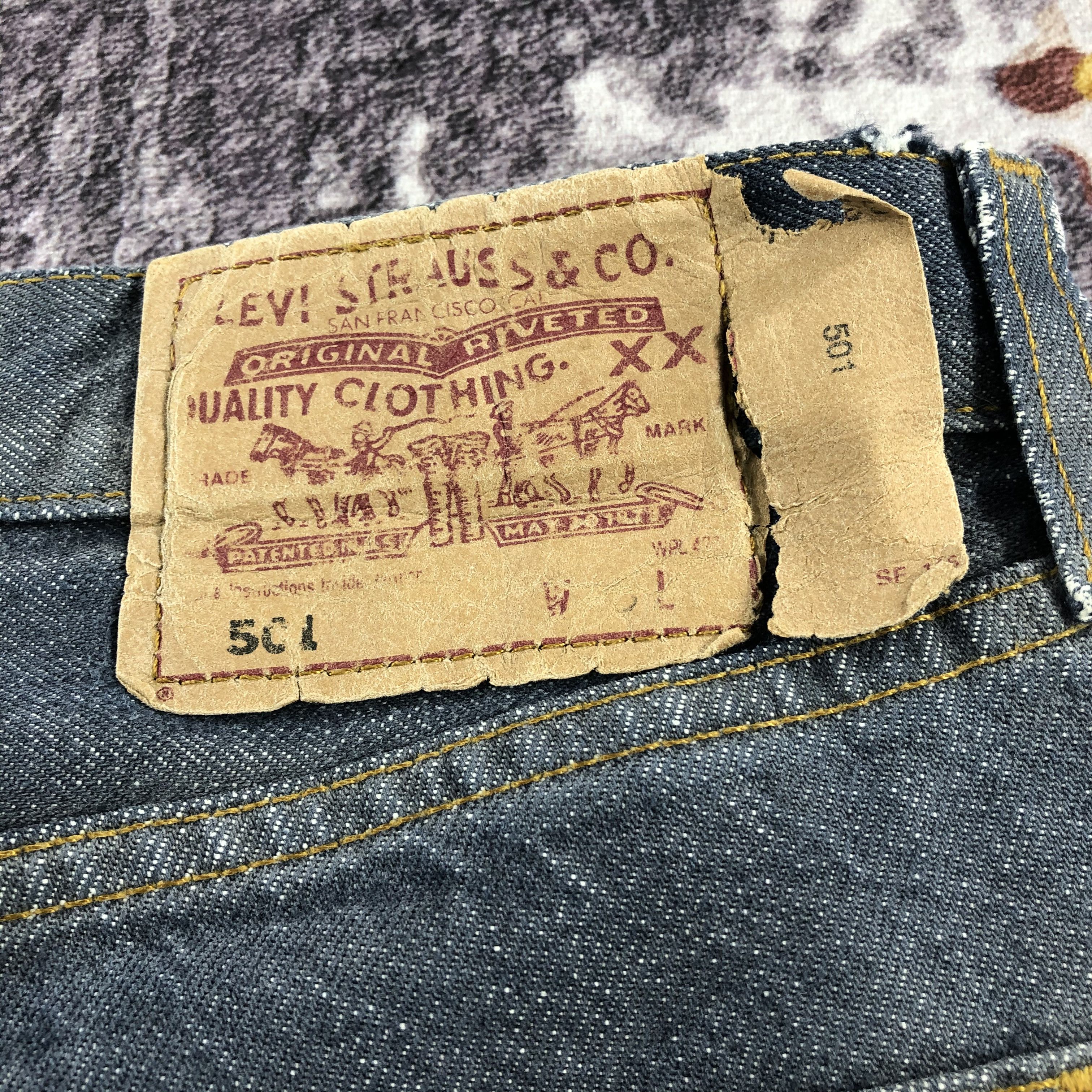 Levi's × Vintage 90s Vintage Levis 501 Jeans-JM2462 Size US 31 - 8 Thumbnail