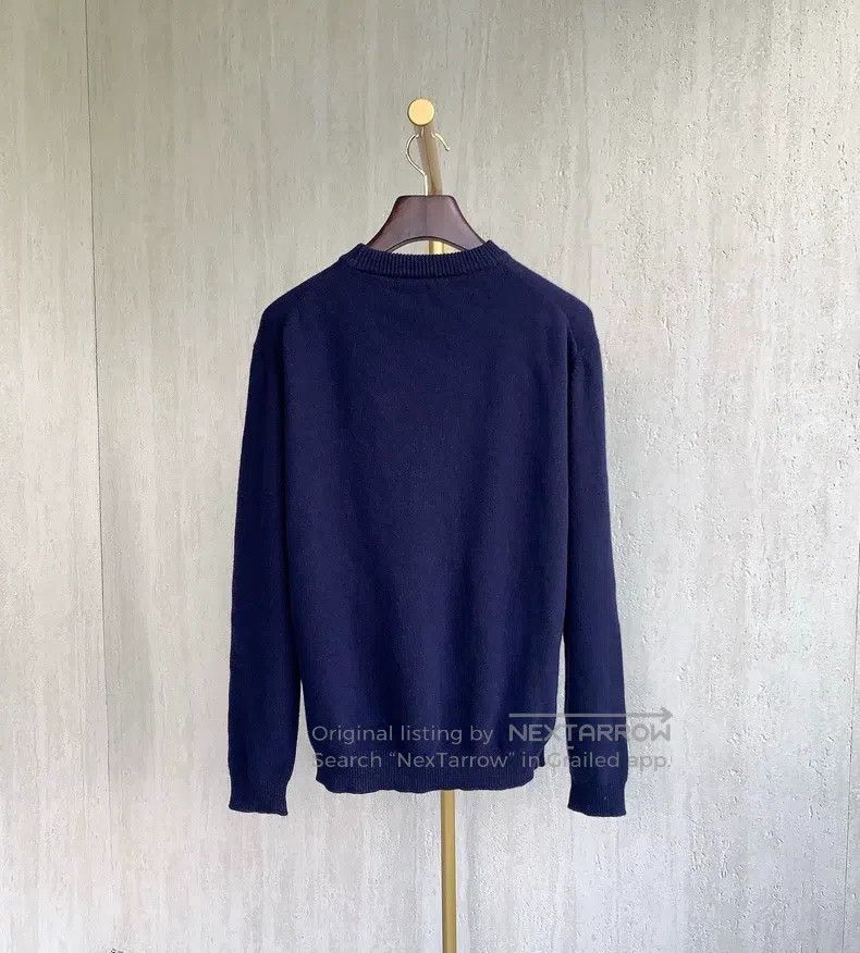 Loro Piana LORO PIANA Dark Blue Crewneck Cashmere Sweater Size US L / EU 52-54 / 3 - 2 Thumbnail