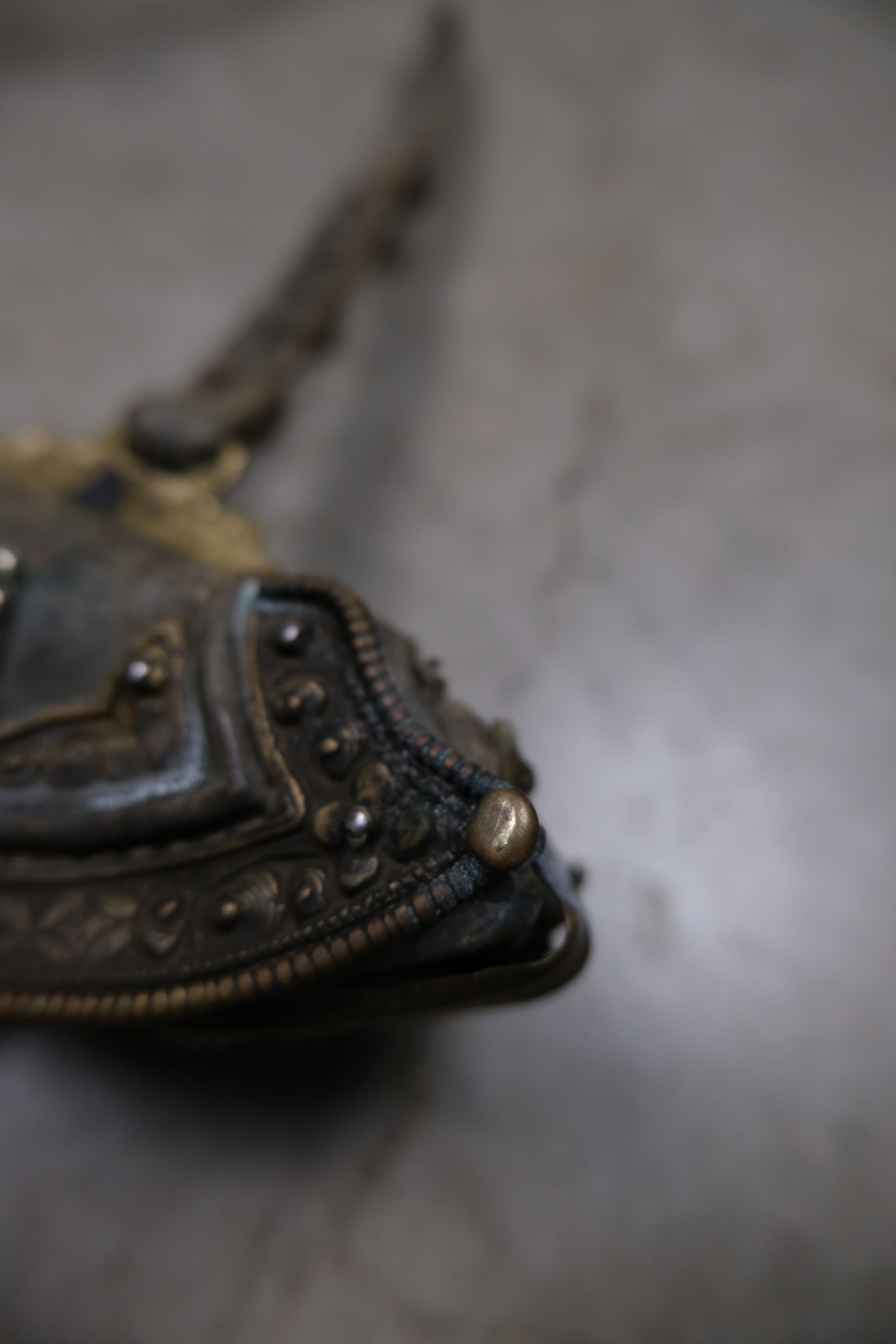 If Six Was Nine Antique Tibetan Leather Pouch Size ONE SIZE - 7 Thumbnail