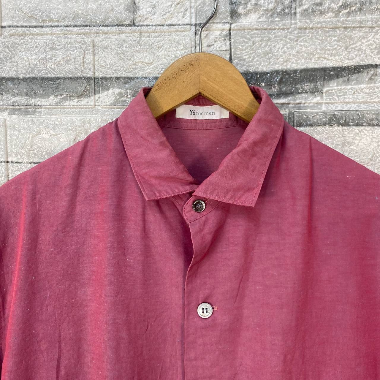 Yohji Yamamoto VINTAGE 90S YS YOHJI YAMAMOTO LINEN SHIRT SHORTSLEEVE Size US M / EU 48-50 / 2 - 7 Thumbnail