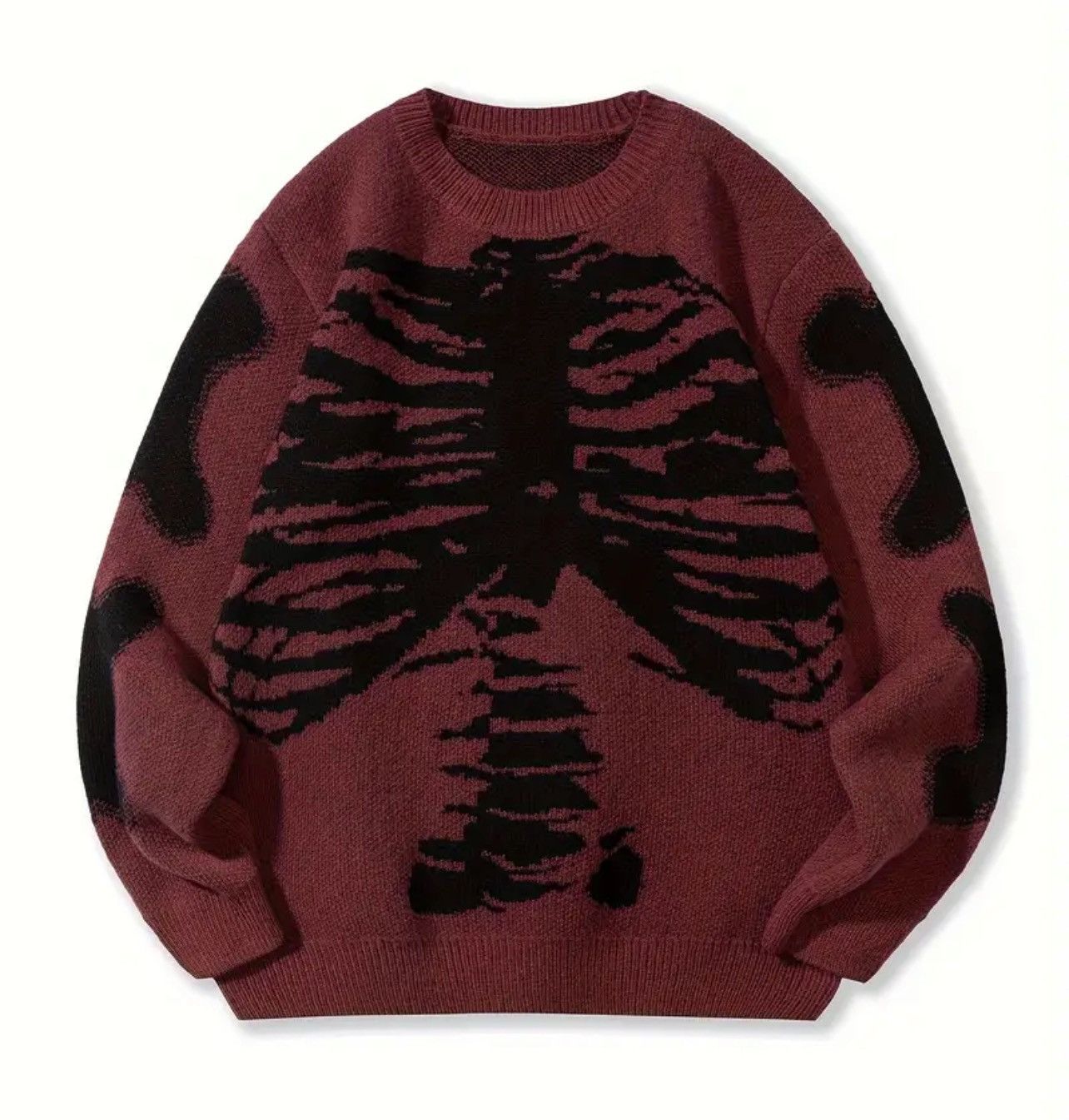Vintage knit skeleton sweater Size US XL / EU 56 / 4 - 1 Thumbnail