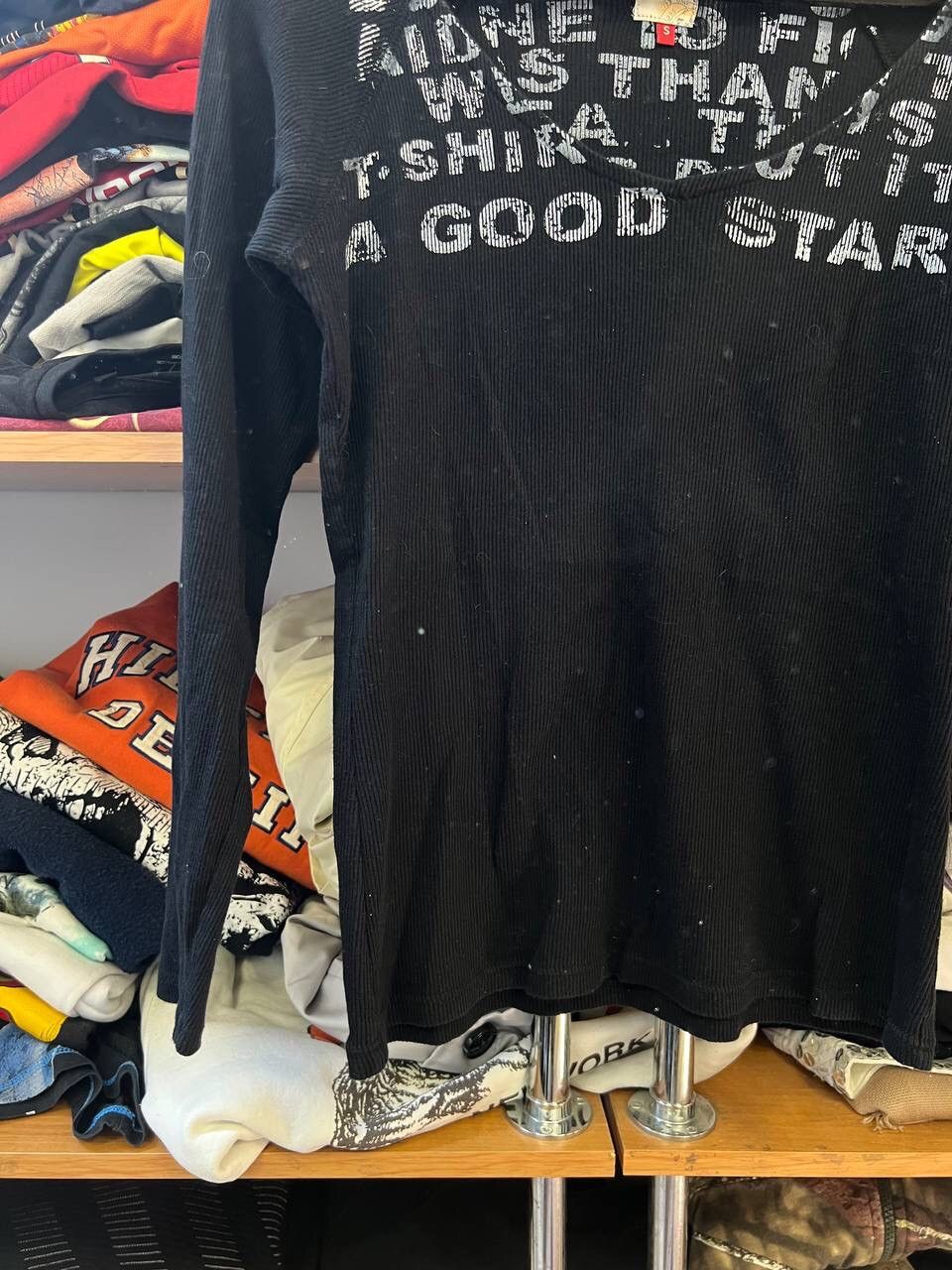 Vintage Vintage Avant-garde Spell Out Logo Long Sleeve Size S / US 4 / IT 40 - 5 Thumbnail