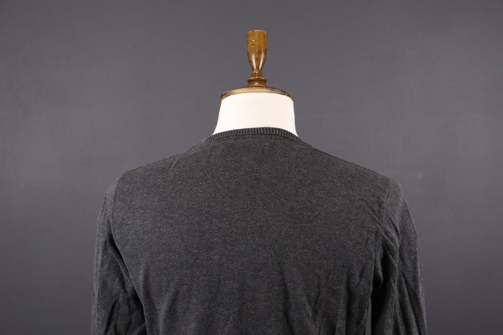 Naketano Naketano World Gray Cotton Knit Long Sleeve Sweater Size L Size US L / EU 52-54 / 3 - 8 Thumbnail