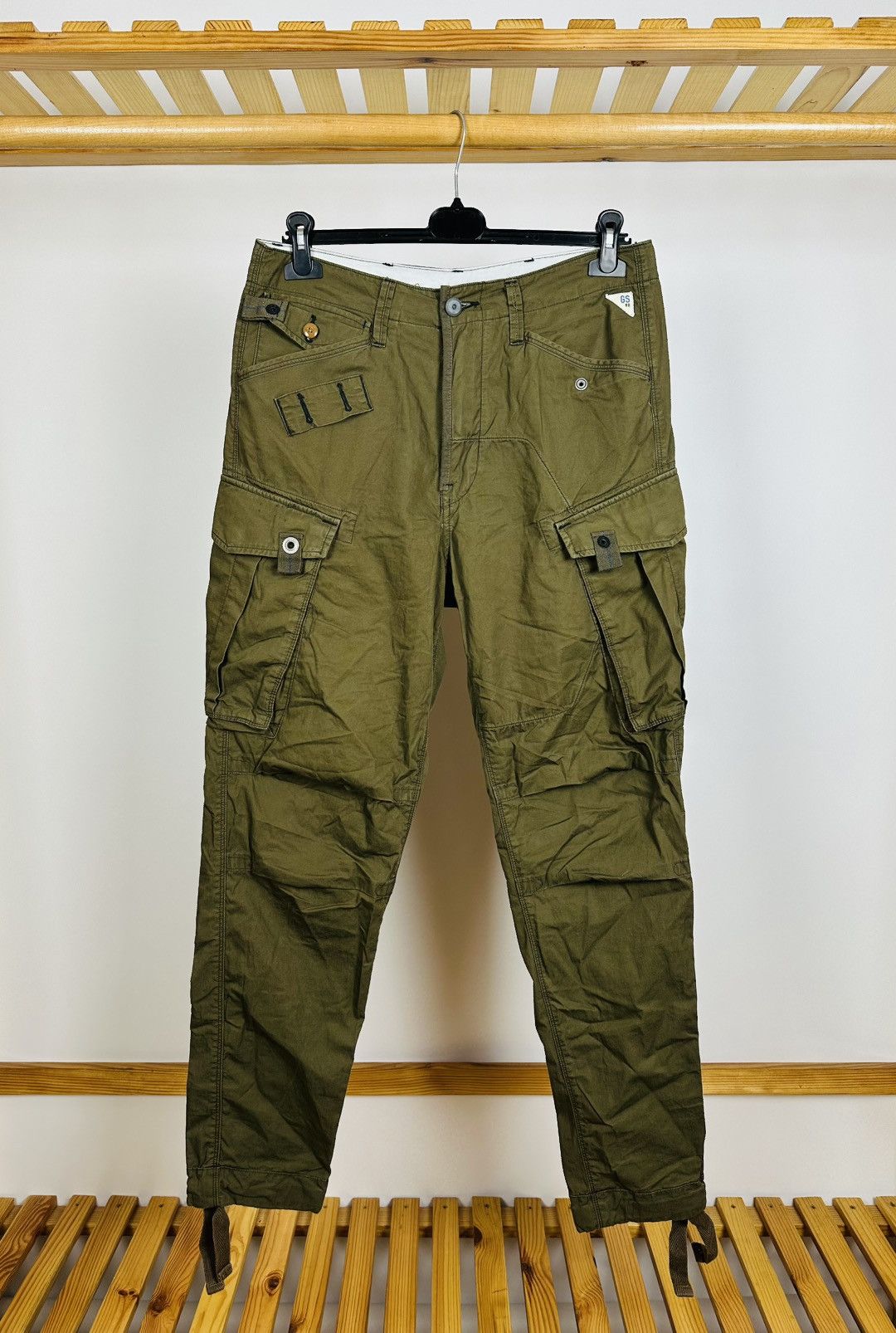 G-Star RAW G STAR Cargo Green Pants Joggers Vintage Size US 30 / EU 46 - 1 Thumbnail