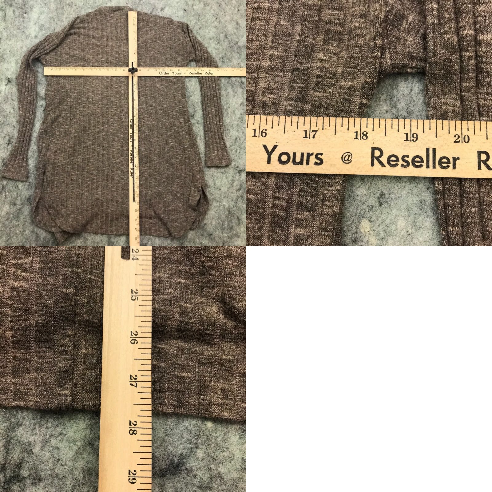American Eagle Outfitters American Eagle Womens Sweater Extra Small Knit Open Front Shawl Stretch Sleeves Size S / US 4 / IT 40 - 8 Thumbnail