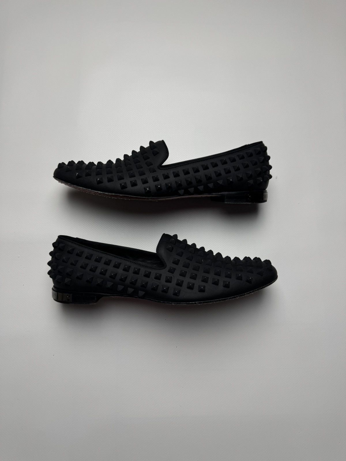 Philipp Plein Philipp Plein Spiked Studded Loafers - Black Matte Size US 8.5 / EU 41-42 - 2 Thumbnail