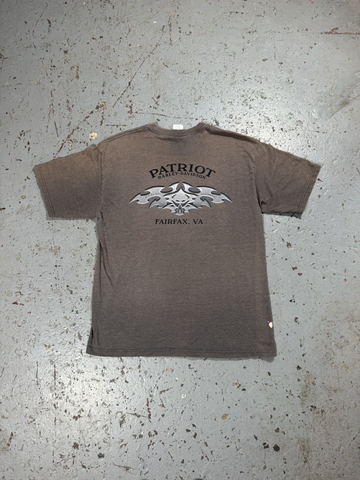 Harley Davidson Vintage Ash Grey Neo Tribal Harley Davidson Tee Size US L / EU 52-54 / 3 - 4 Thumbnail